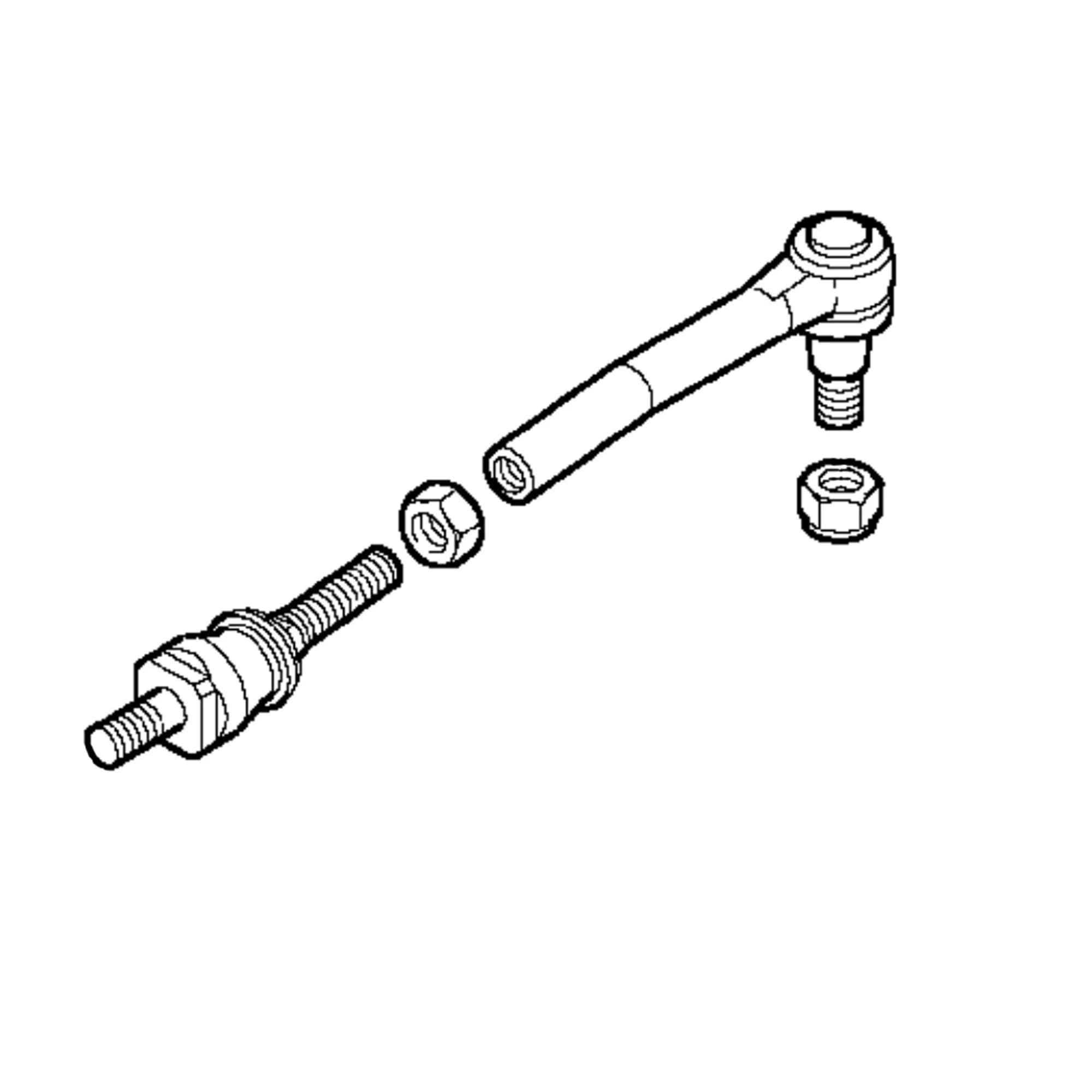 John Deere Tie Rod Assembly - AZ57196