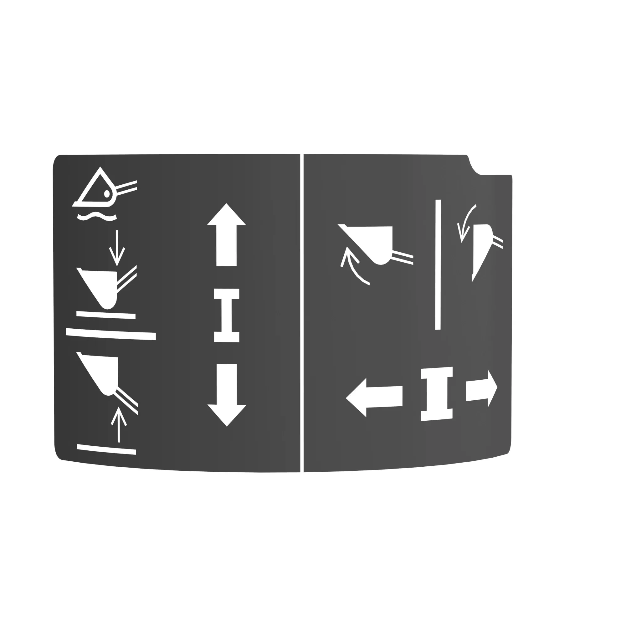 John Deere Loader Control Label - R232632