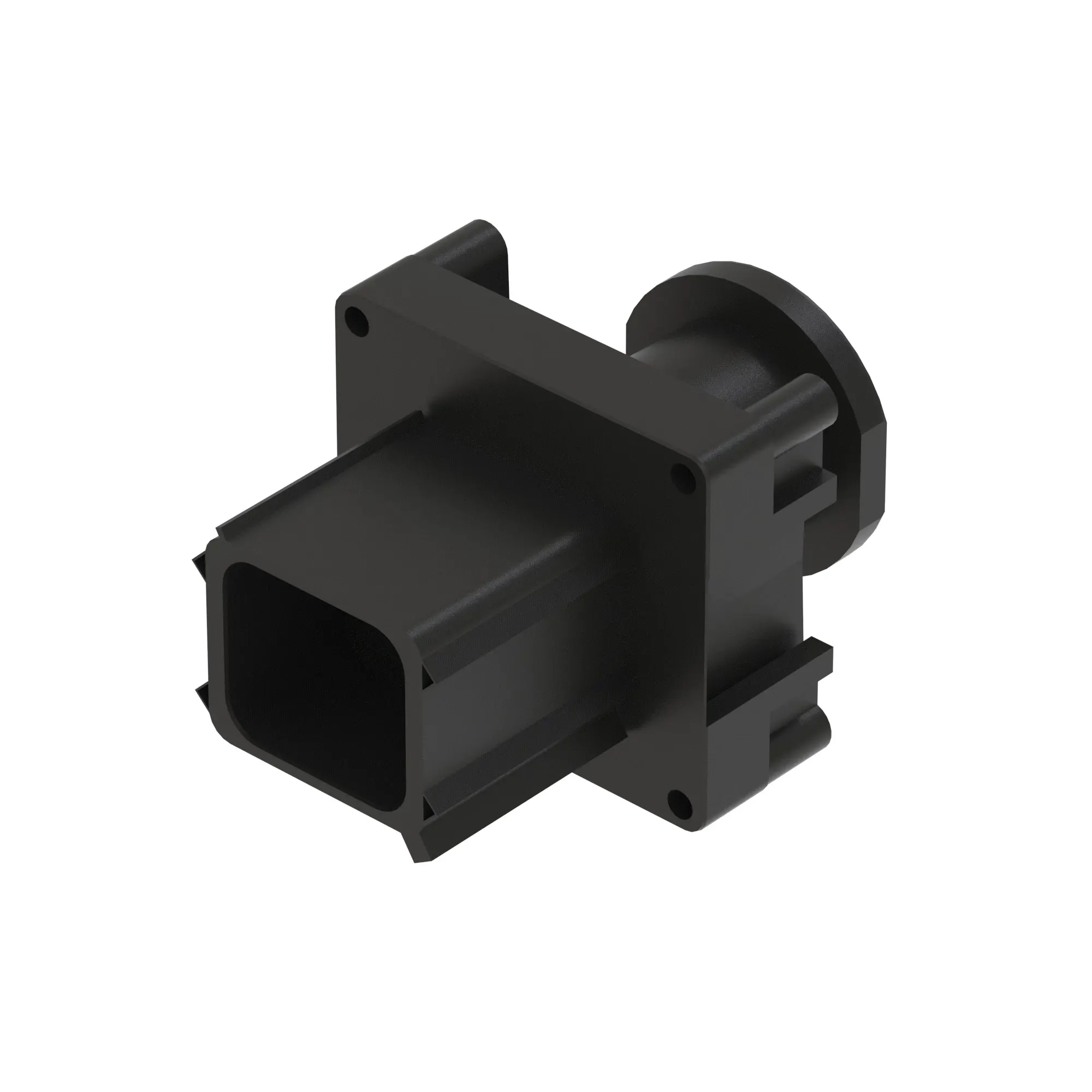 John Deere Black External Electrical Connector Housing - 57M11477