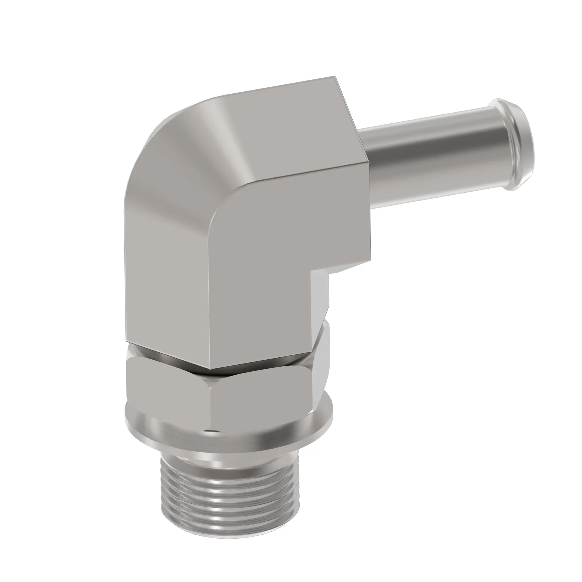 ELBOW FITTING, M14 ADJ STUD W/O-RIN