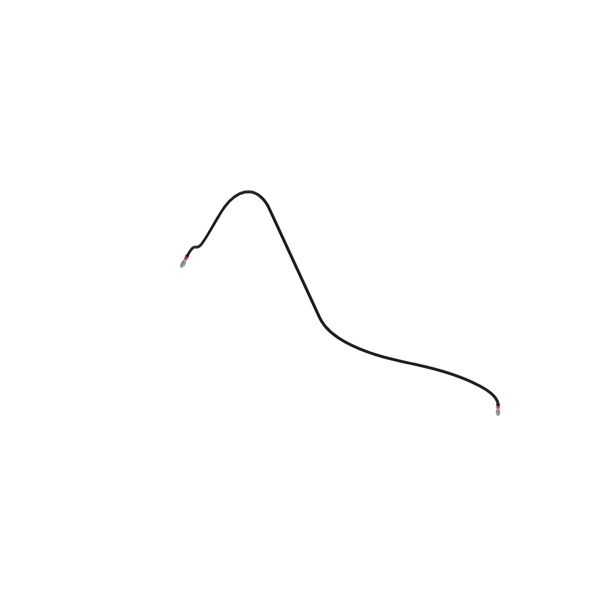 John Deere Lubrication Grease Hose - AT487229