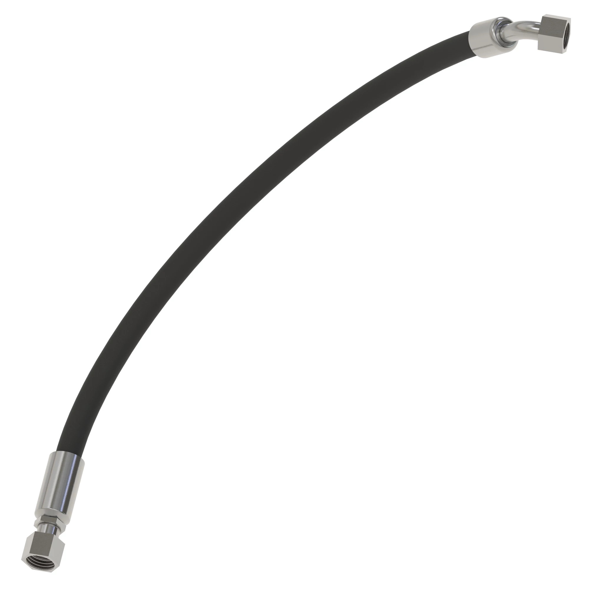 John Deere Hydraulic Hose (Front Case Drain To Thermal Bypass) - AN402555