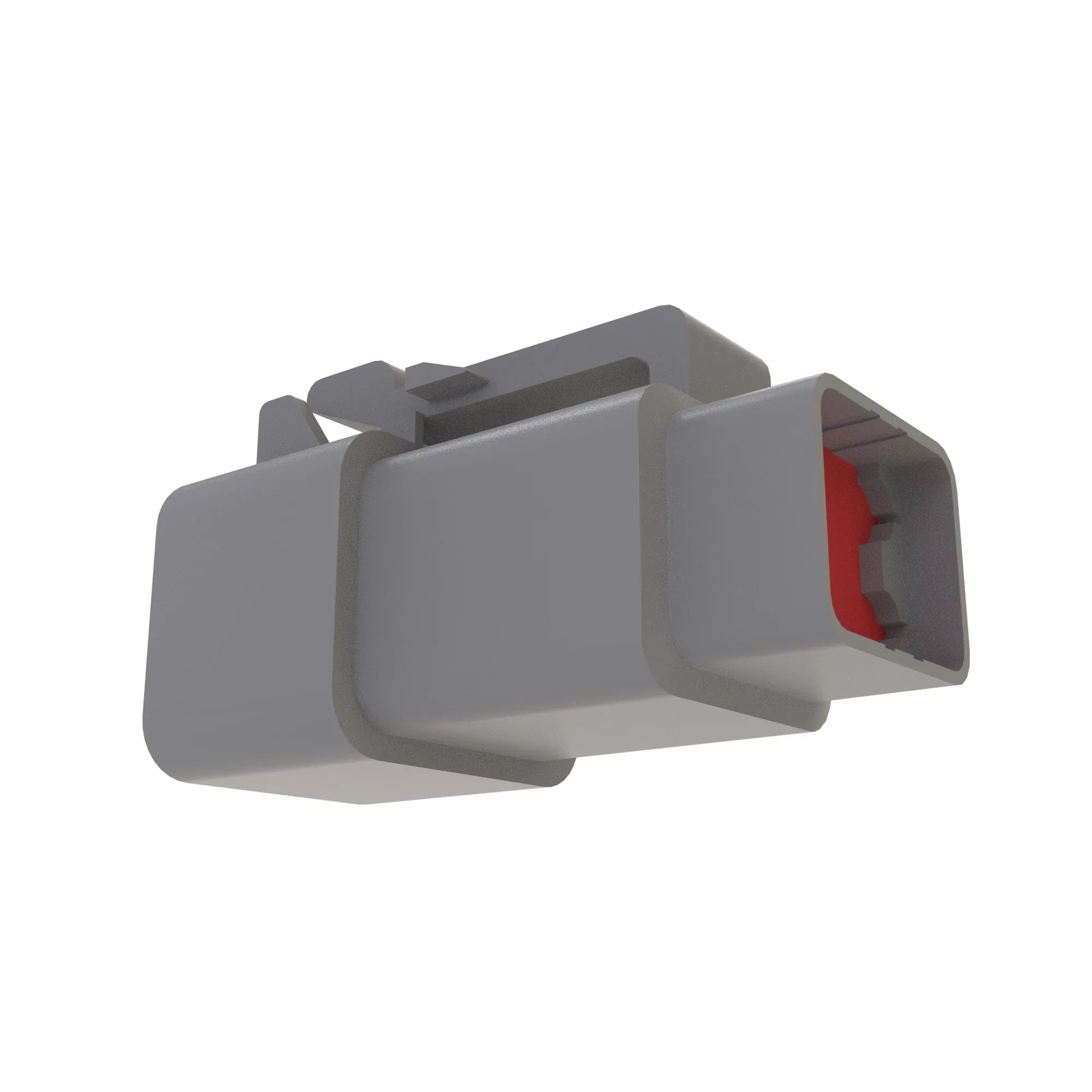 John Deere Gray Plastic Electrical Connector Housing - 57M9076