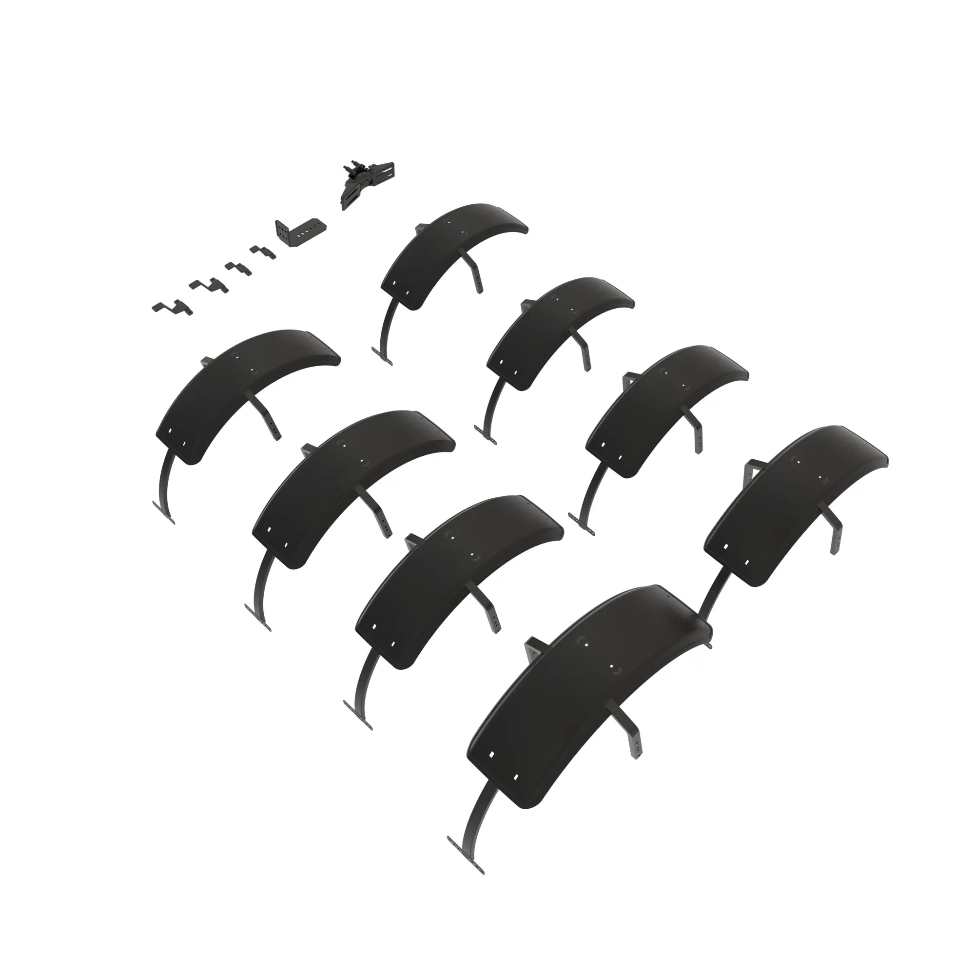BL16231, A8011; Base support kit front fenders, rigid; Wheels and Tires