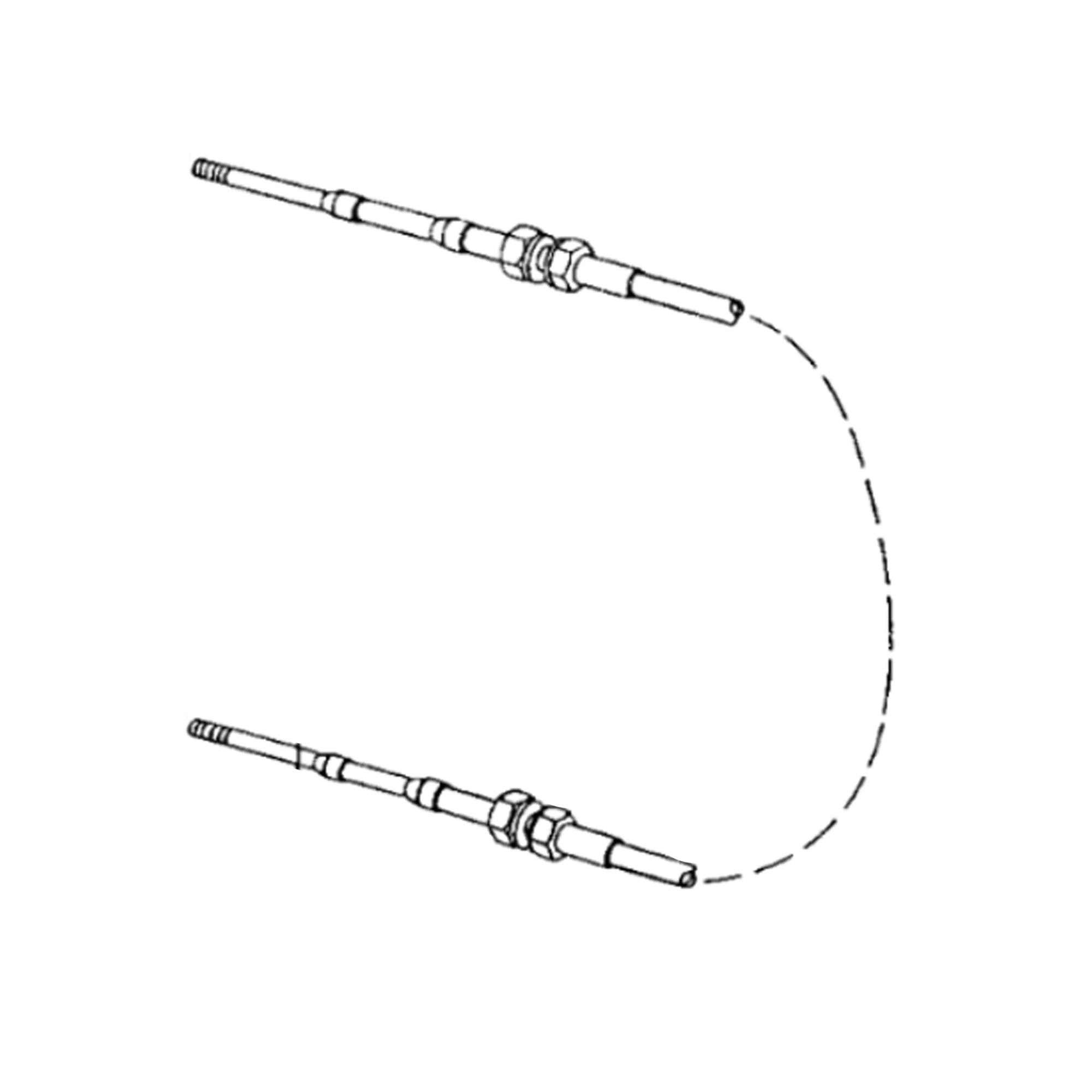 ⚙️ AH128452: Cable de vaivén del control de pie del inversor del