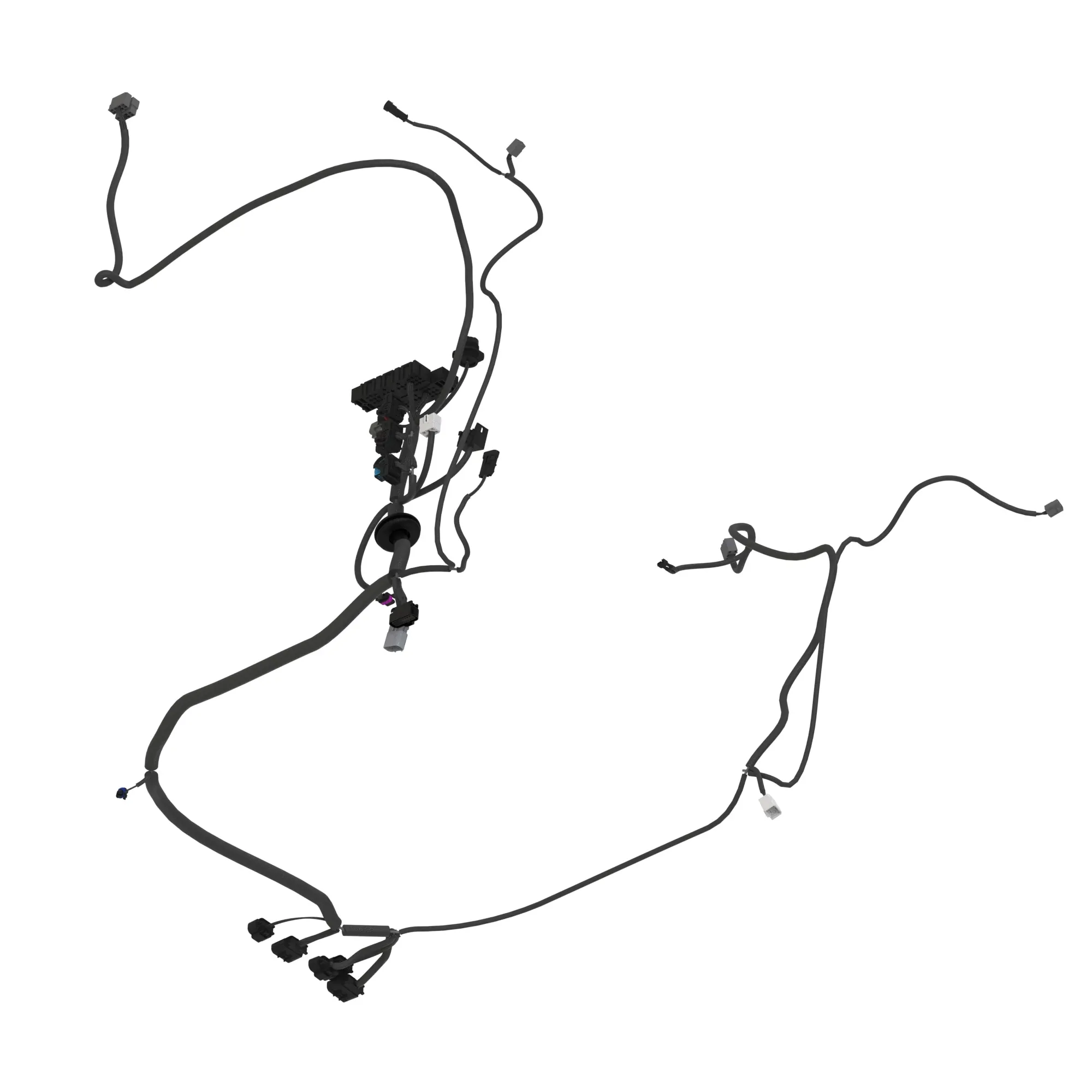 Rear wiring harness