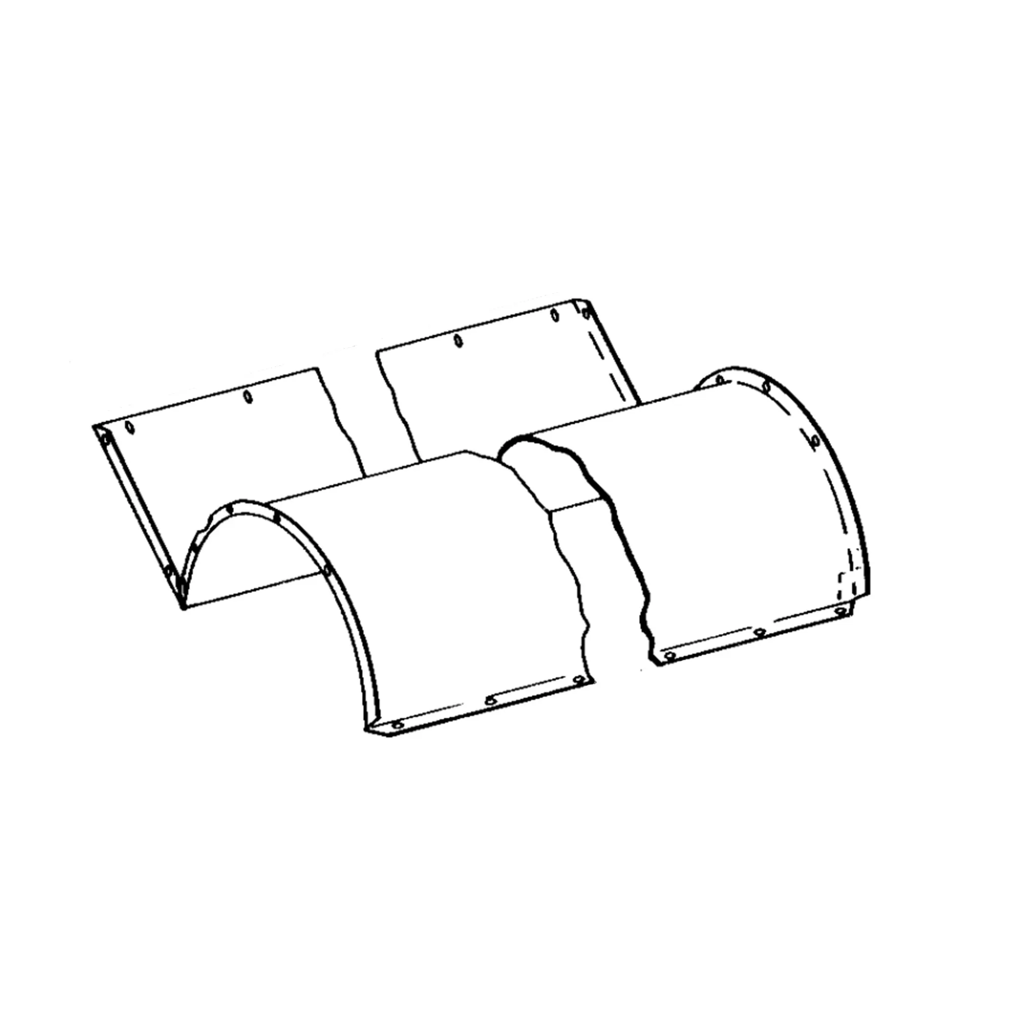 John Deere Cleaning Fan Top Housing - H97792