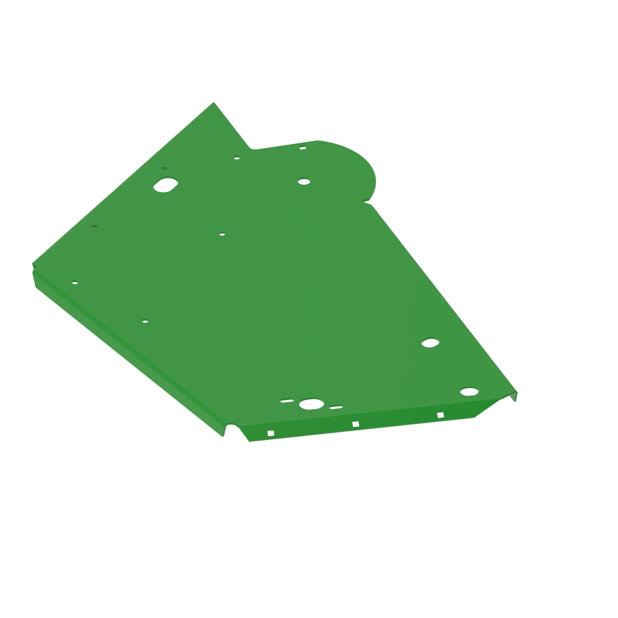 John Deere Right Side Straw Chopper Sheet - AH215919