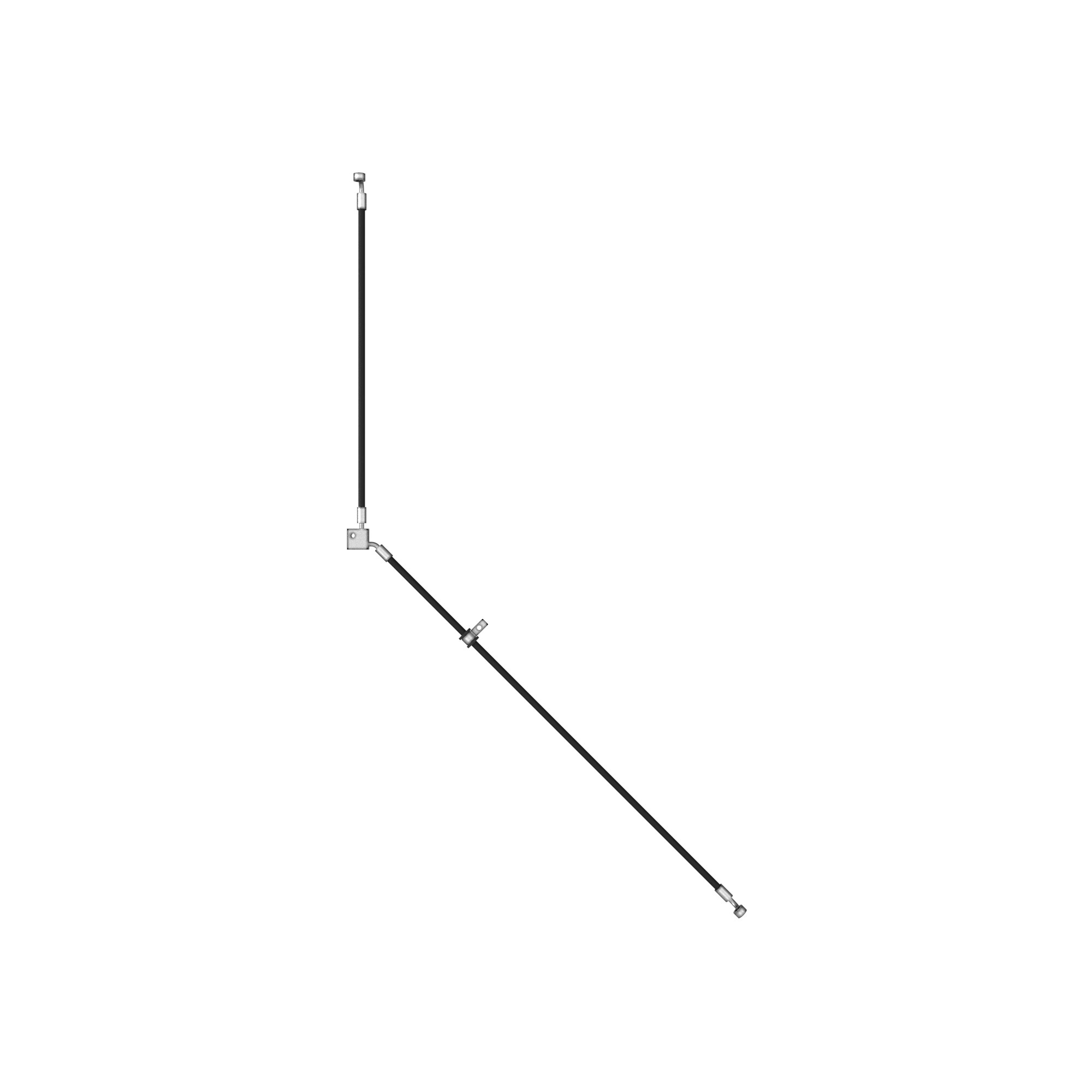 BRAKE LINE, REAR FLEX ASSY