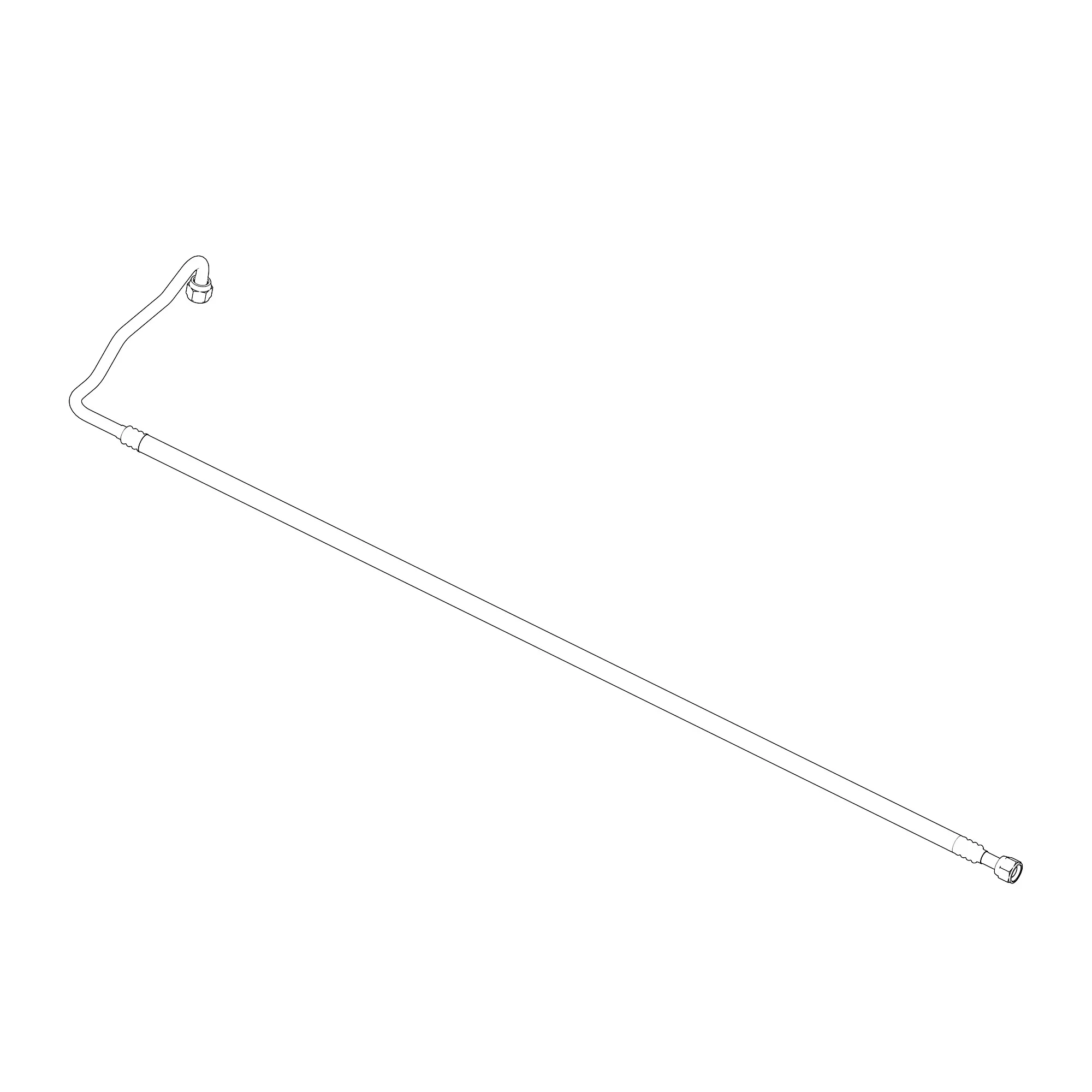 John Deere Refrigerant Hose, Suction Side - AL215602