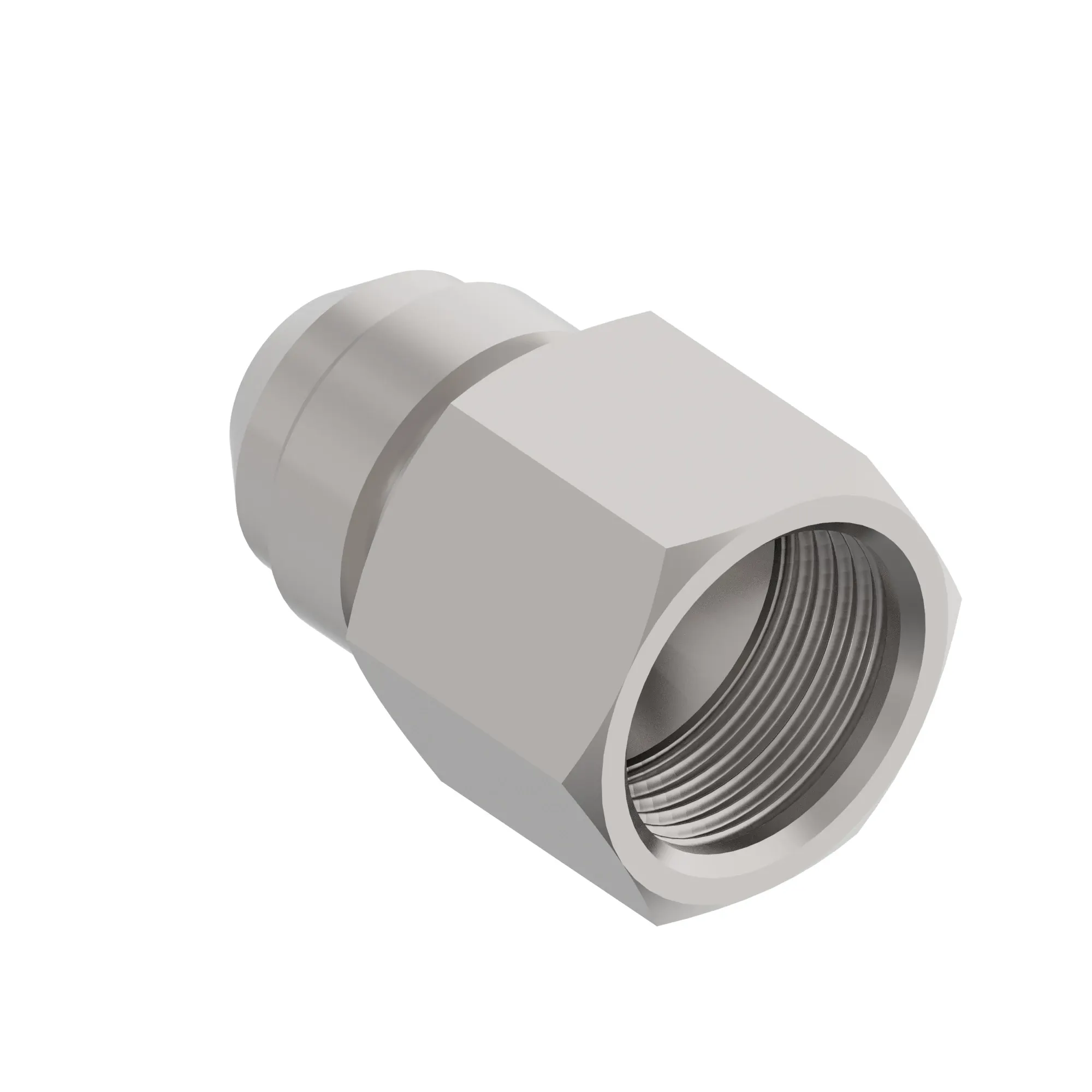 John Deere Straight Hydraulic Male to Female Fitting - F622043
