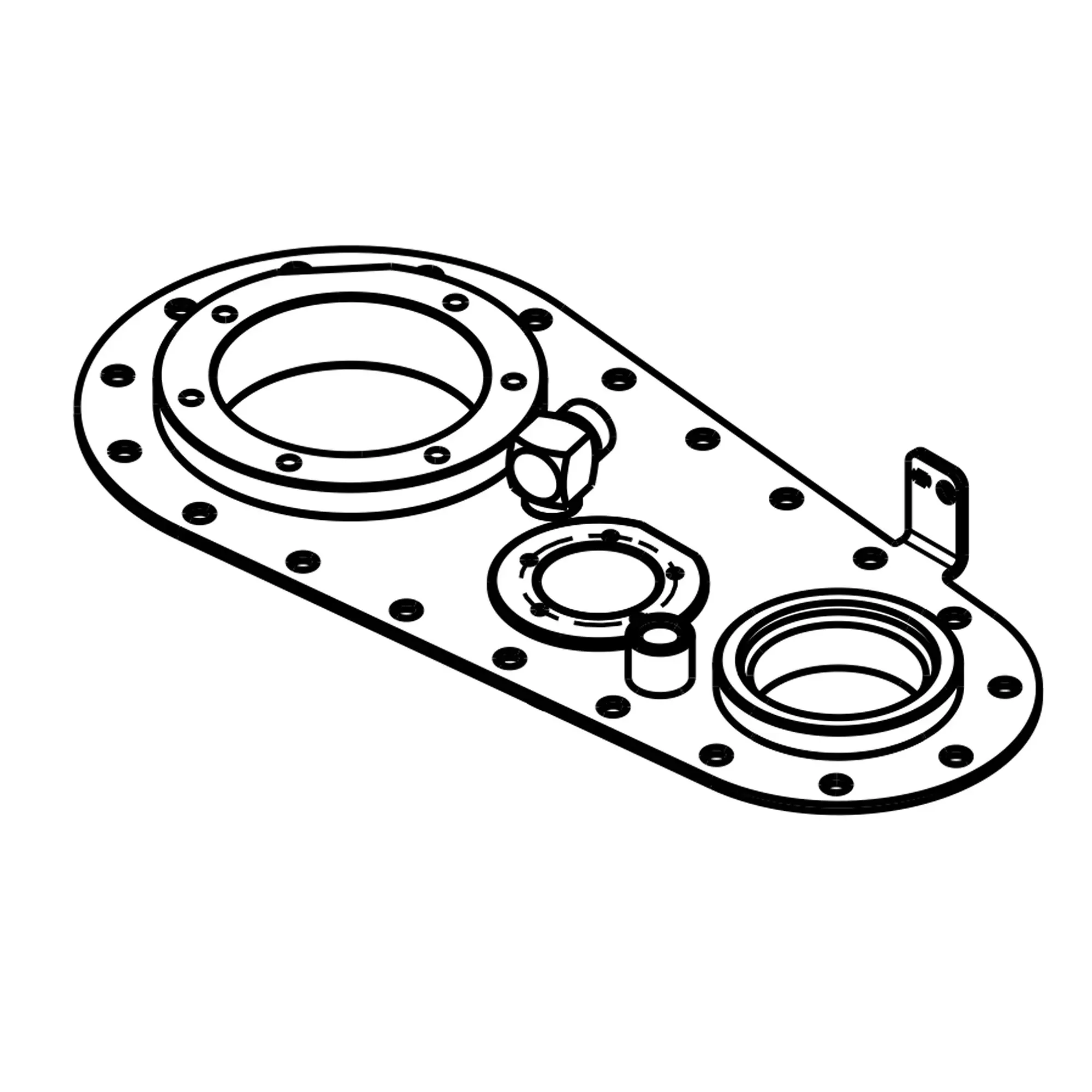 John Deere Fuel Flow Improver Semi Finished Weldment - AXE94457