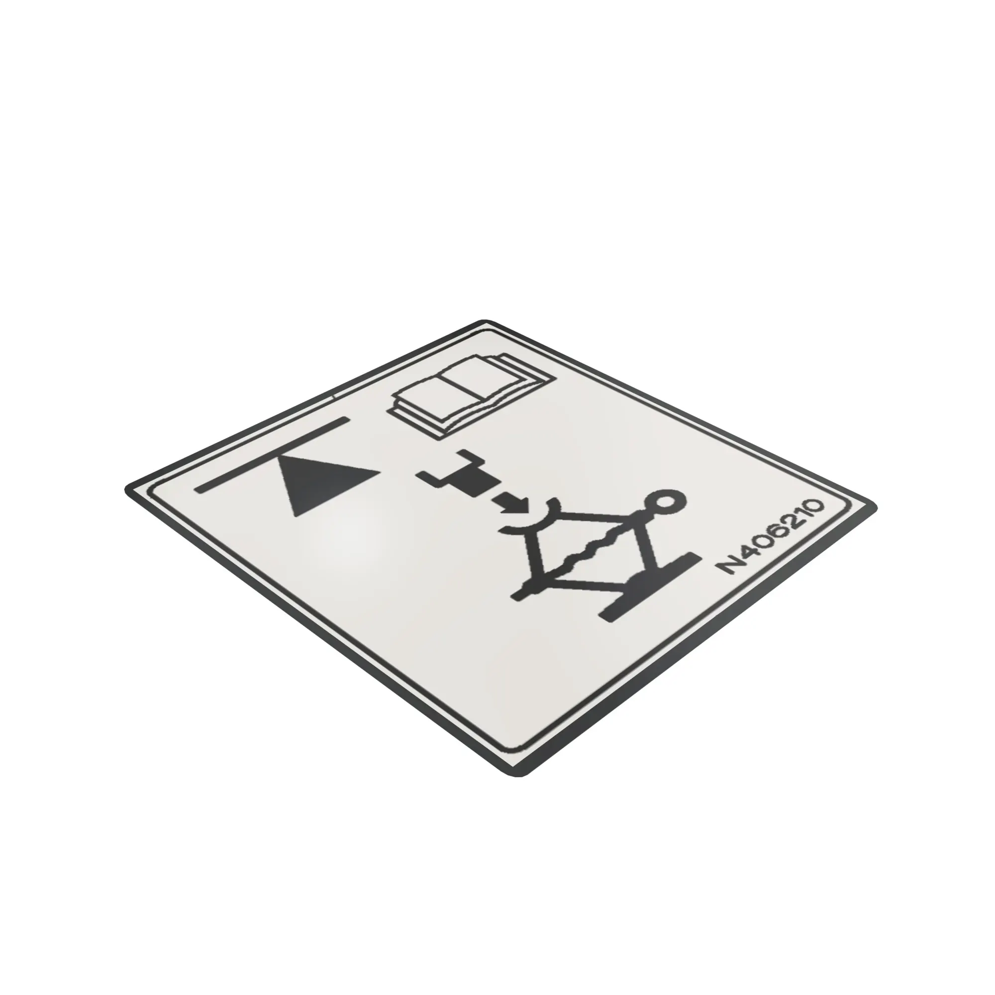 John Deere Jack Location Text Free Label - N406210