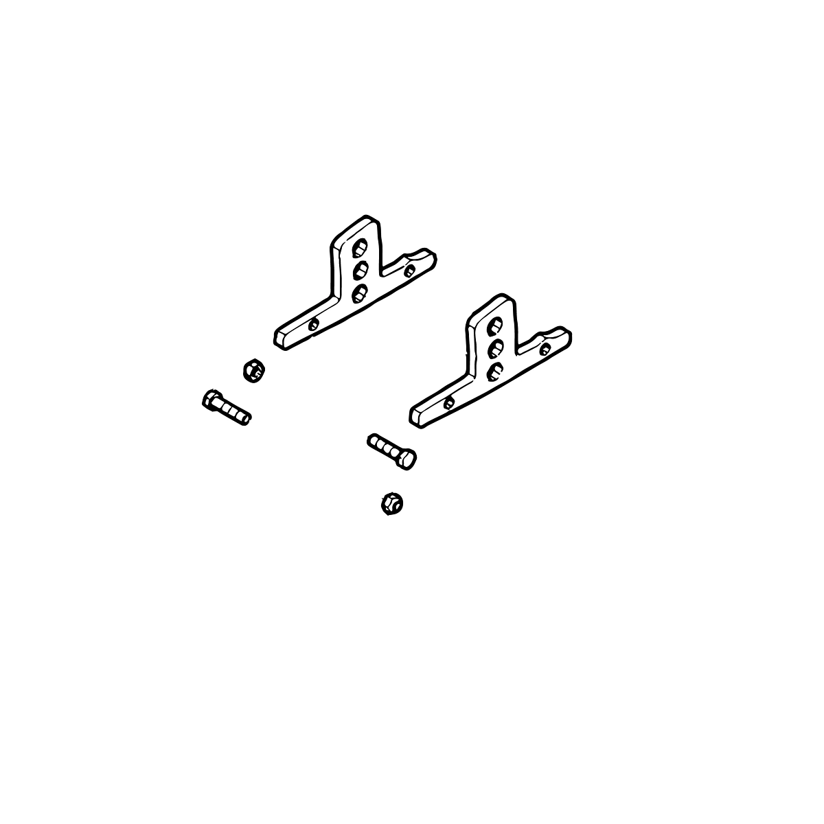 Shoe Kit, Kit-Shoe Center Hardware