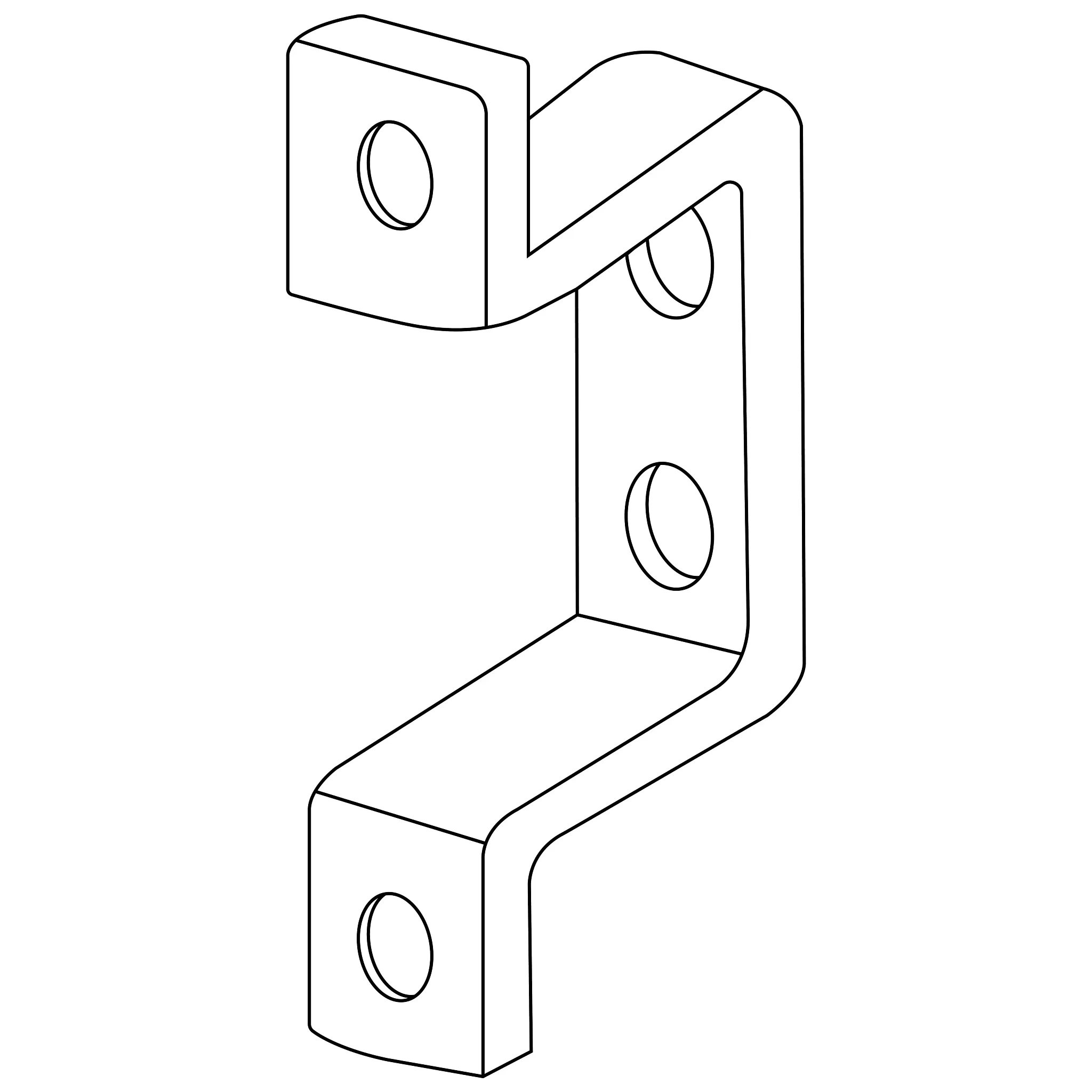John Deere Oil Cooler Bracket - AT30807