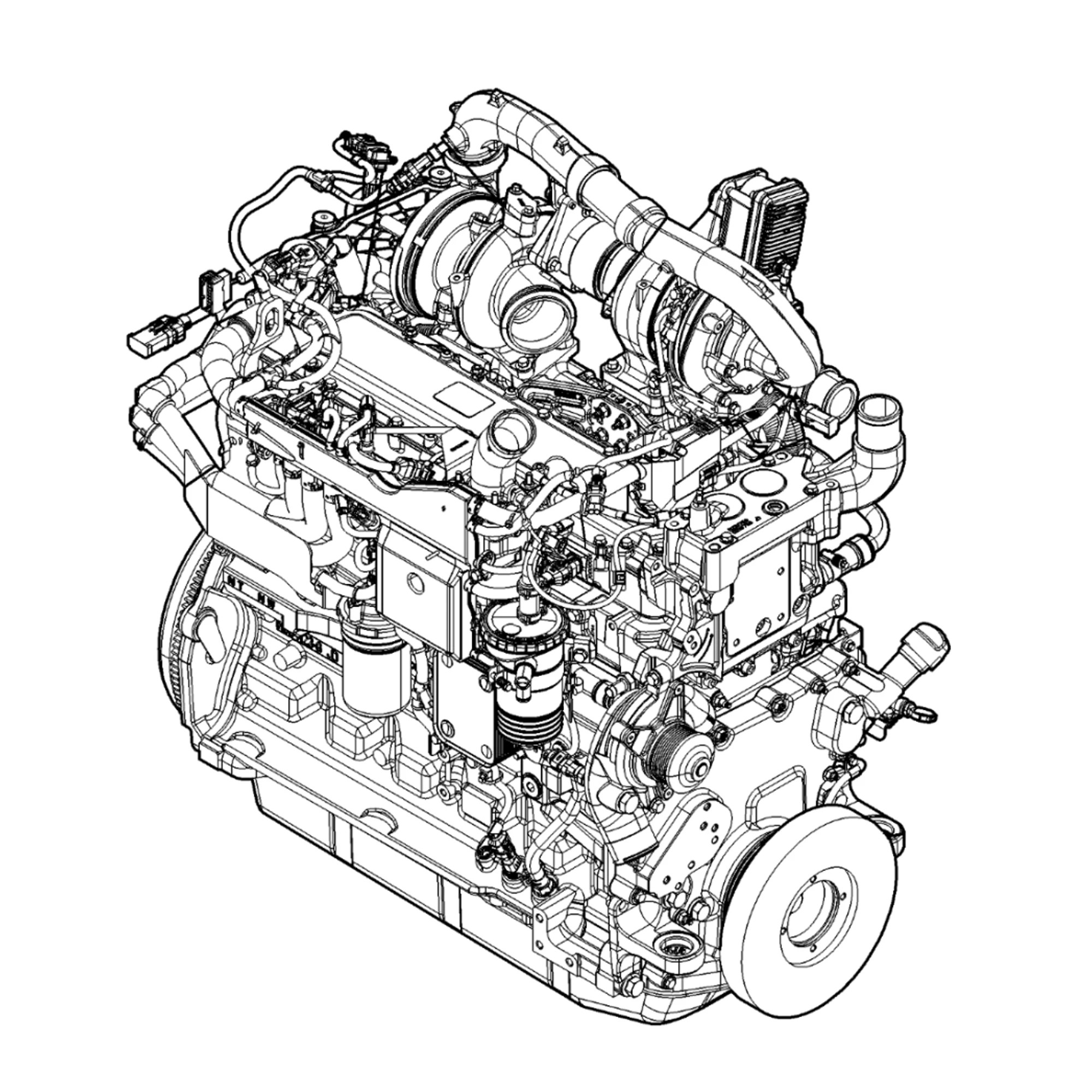 John Deere Diesel Engine, FT4, Gen 1.5 - SZ10179