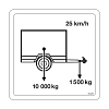John Deere Trailer Loads Label - F634749