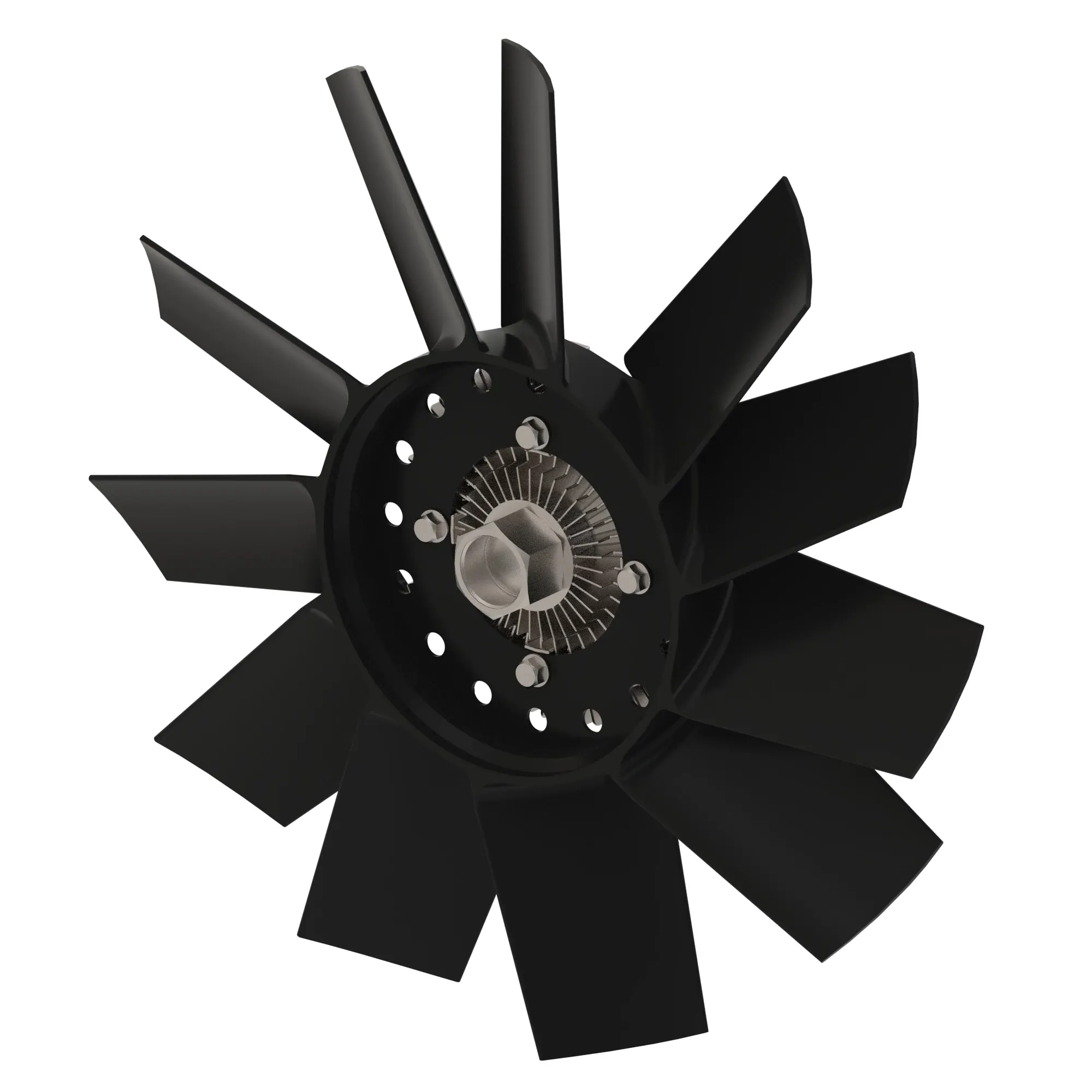 Viscous fan drive assembly for 55hp model