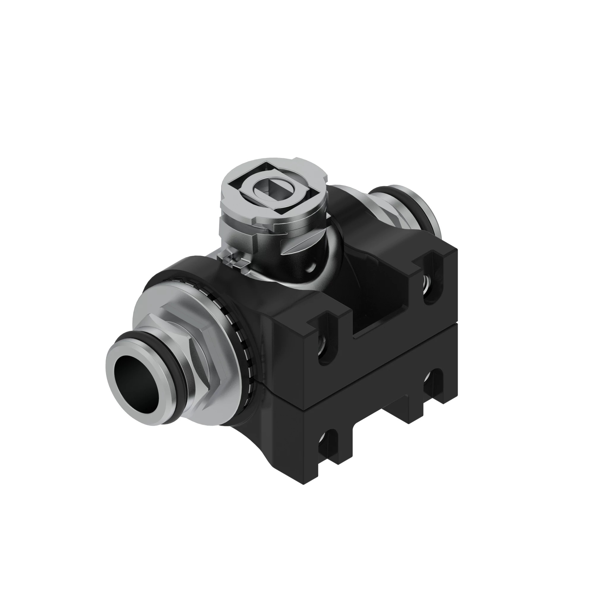 VALVE, BODY ASSY, 3-WAY 1/2" QC