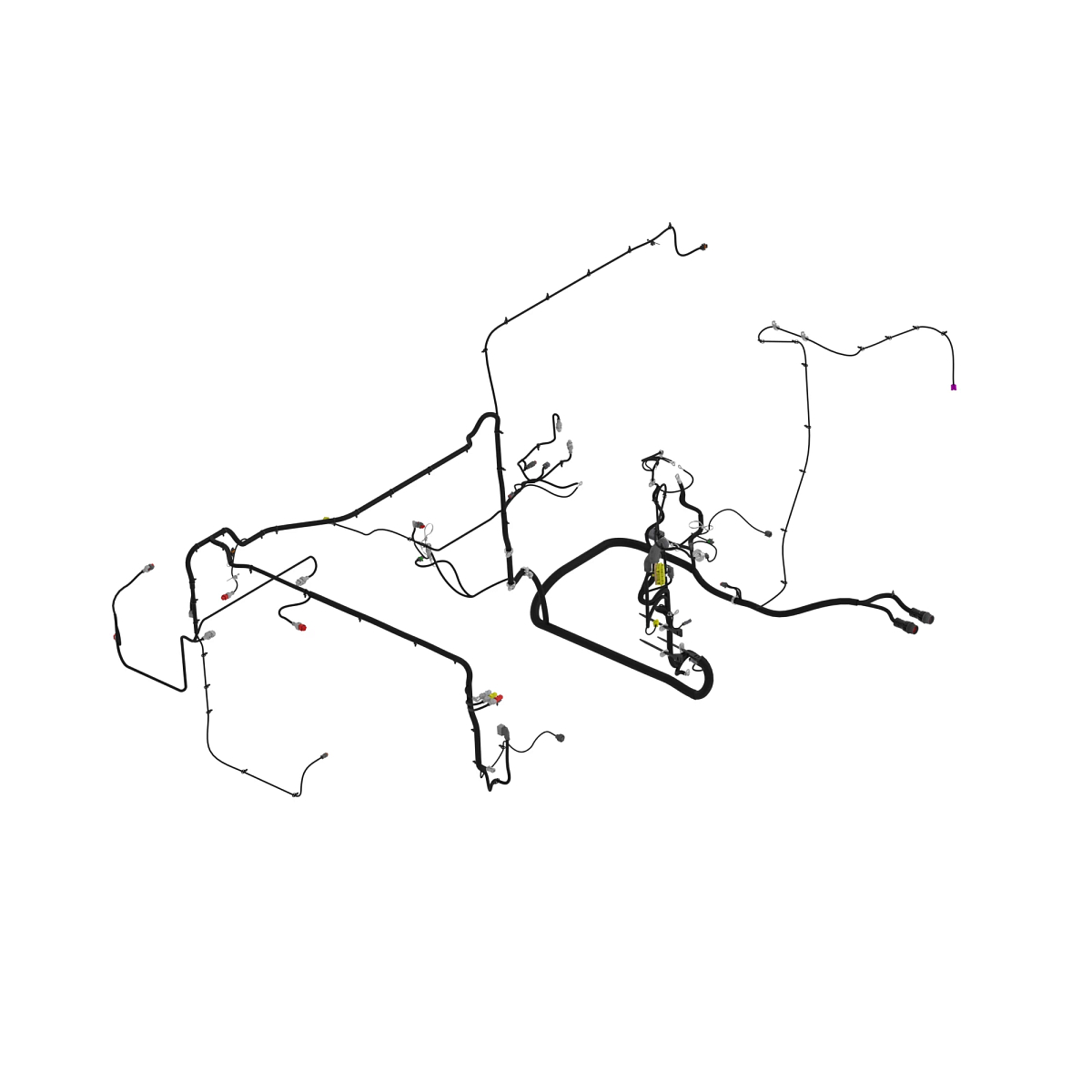 John Deere Final Tier 4 Engine Wiring Harness - AXE71157