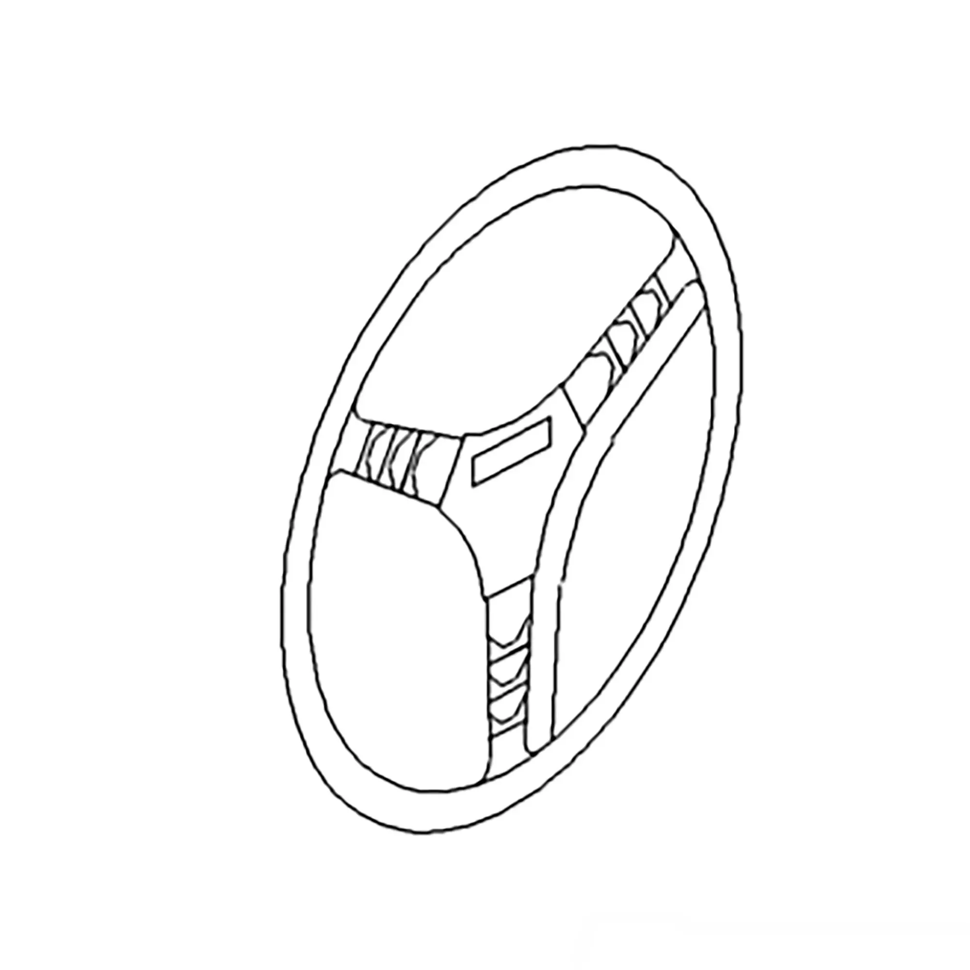 John Deere Steering Wheel - T22875