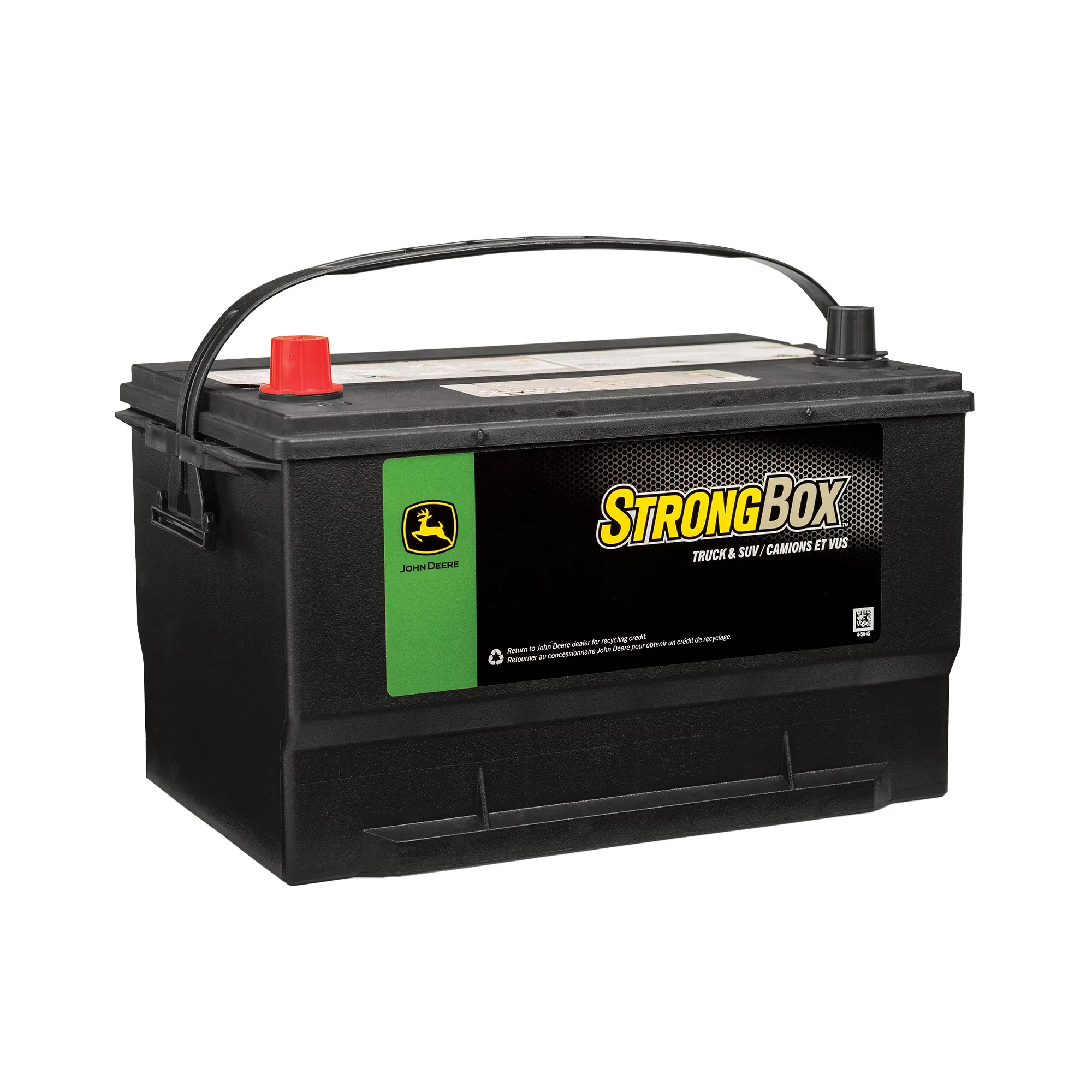 John Deere 12 Volt Battery, Wet Charged, 80 Ah, 850 CCA, 65 BCI - TY24932B