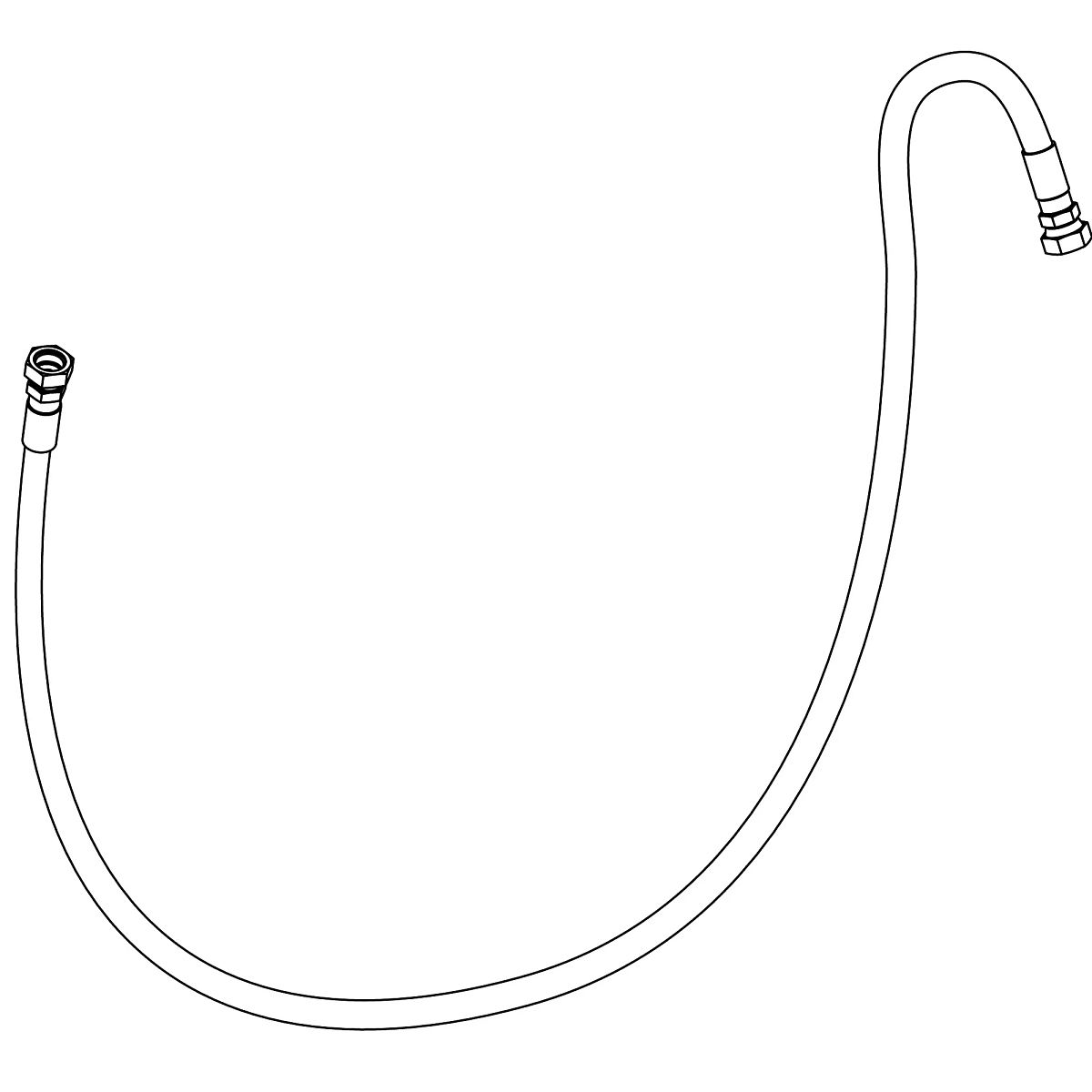 John Deere Hydraulic Hose - LVA22473