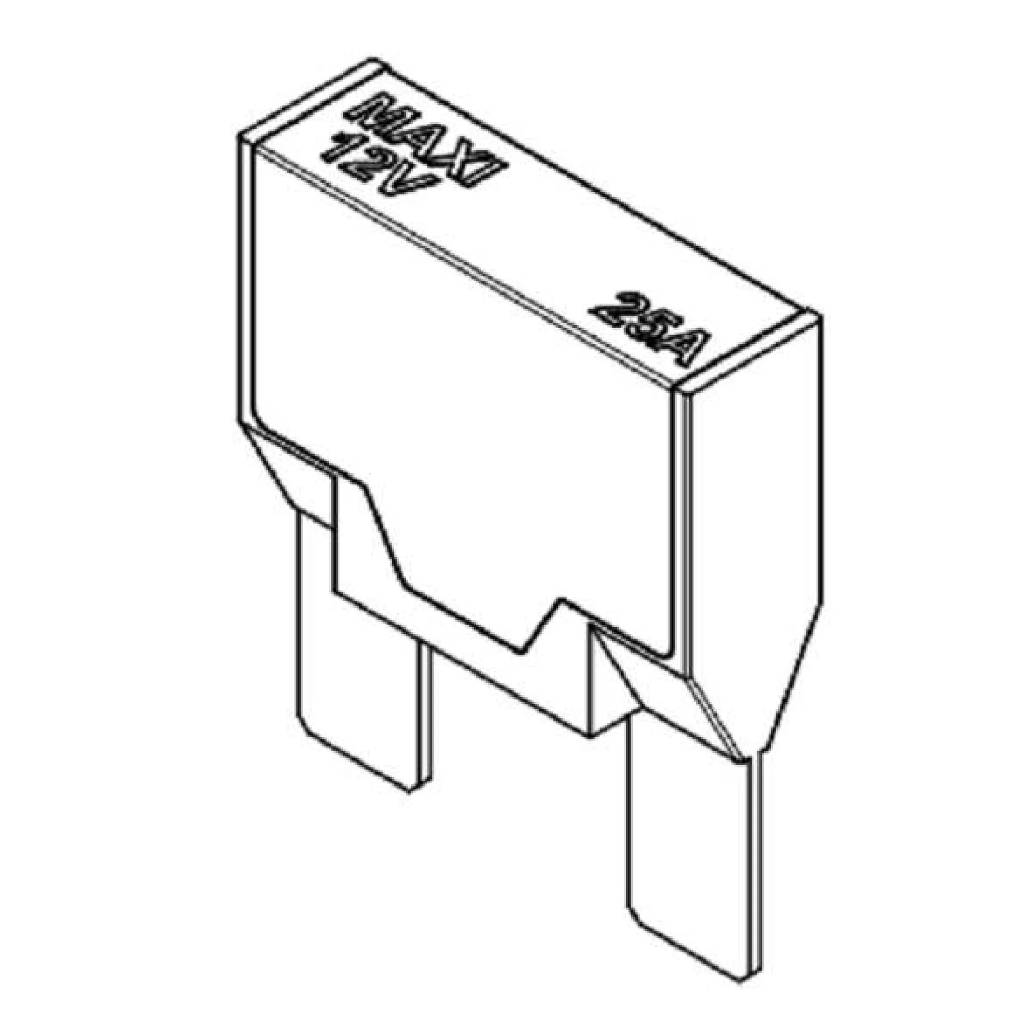 John Deere Maxi Fuse, 25 Amperes - AFH216156