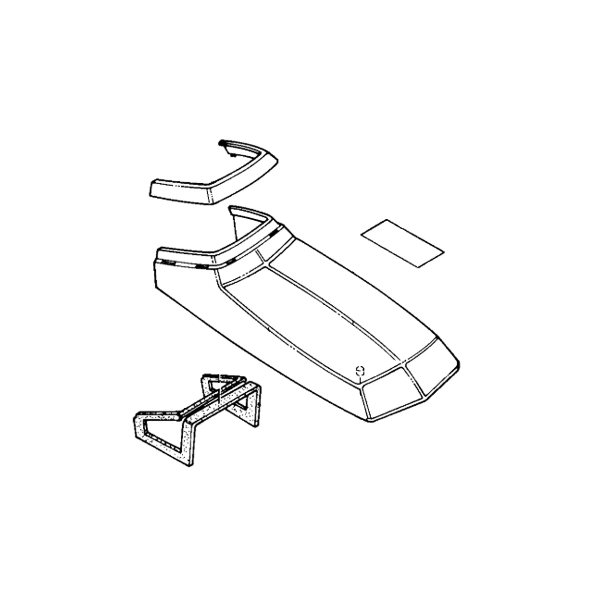 John Deere Hood - AM128986