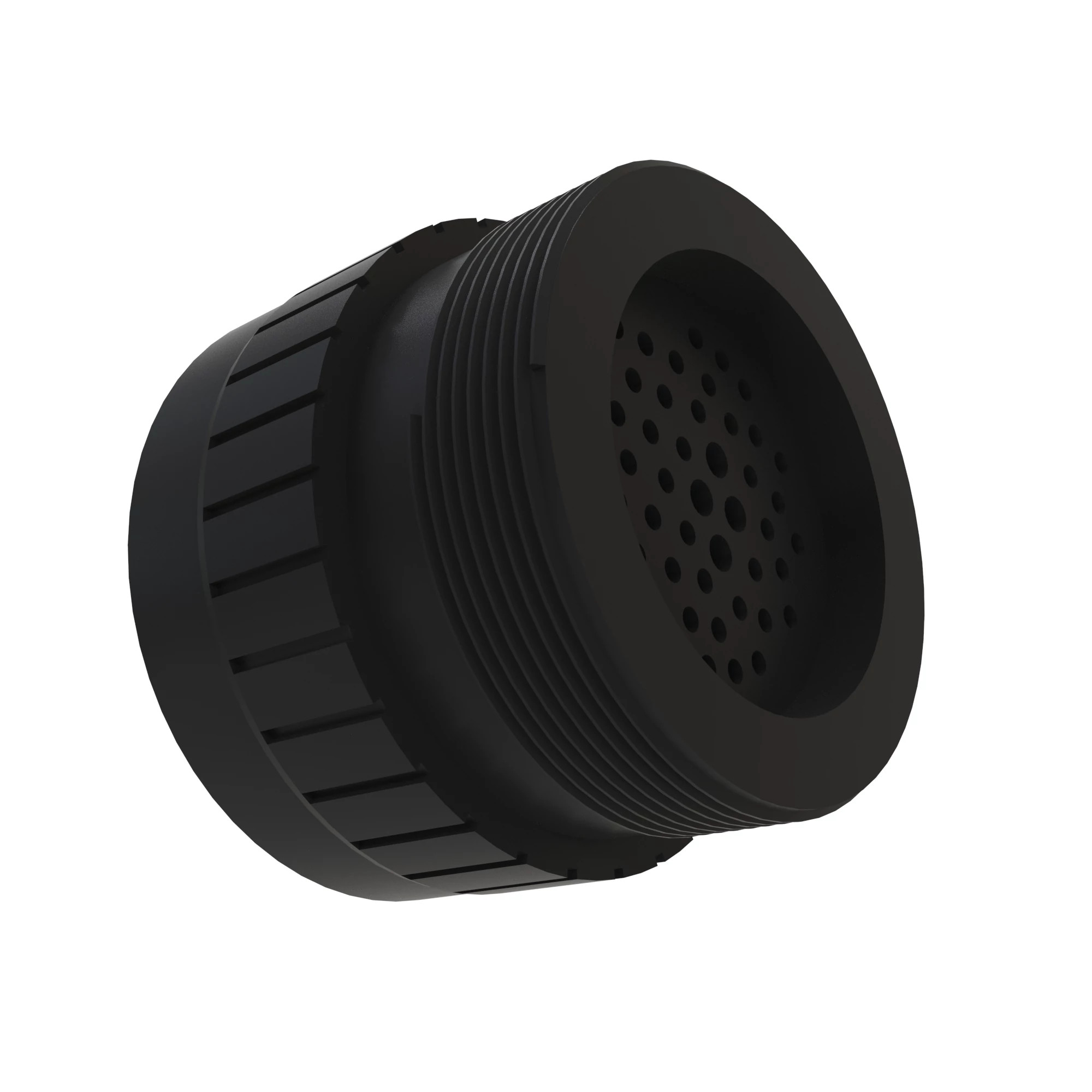 John Deere Black External Electrical Connector Housing, 47 Cavities - 57M11793