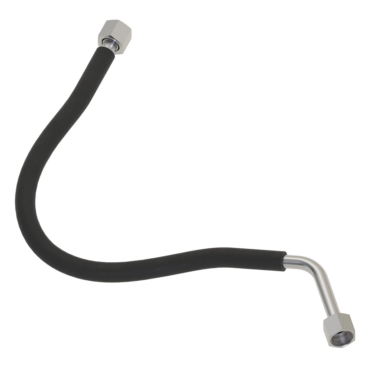 Oil Line, Steering, LH, Valve End