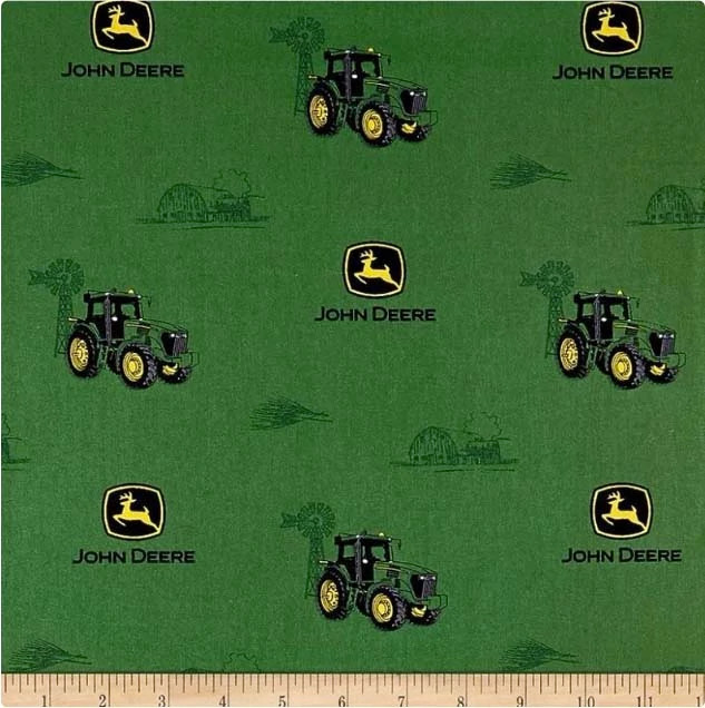 Tractors and Farm Print - 5 Yard Fabric