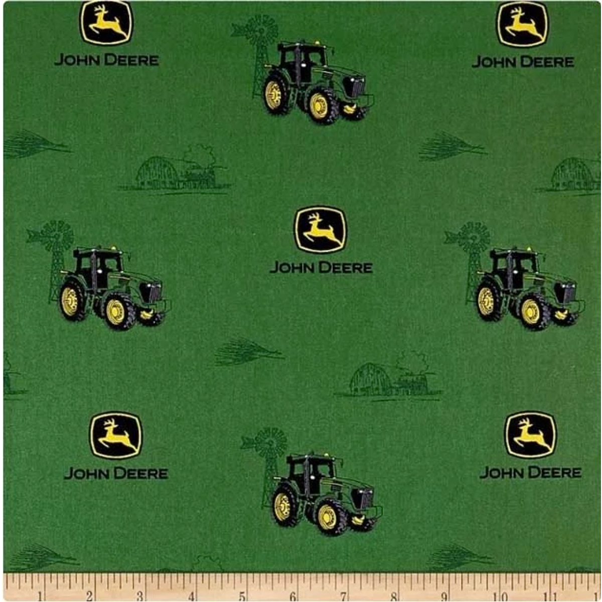 Tractors and Farm Print - 5 Yard Fabric