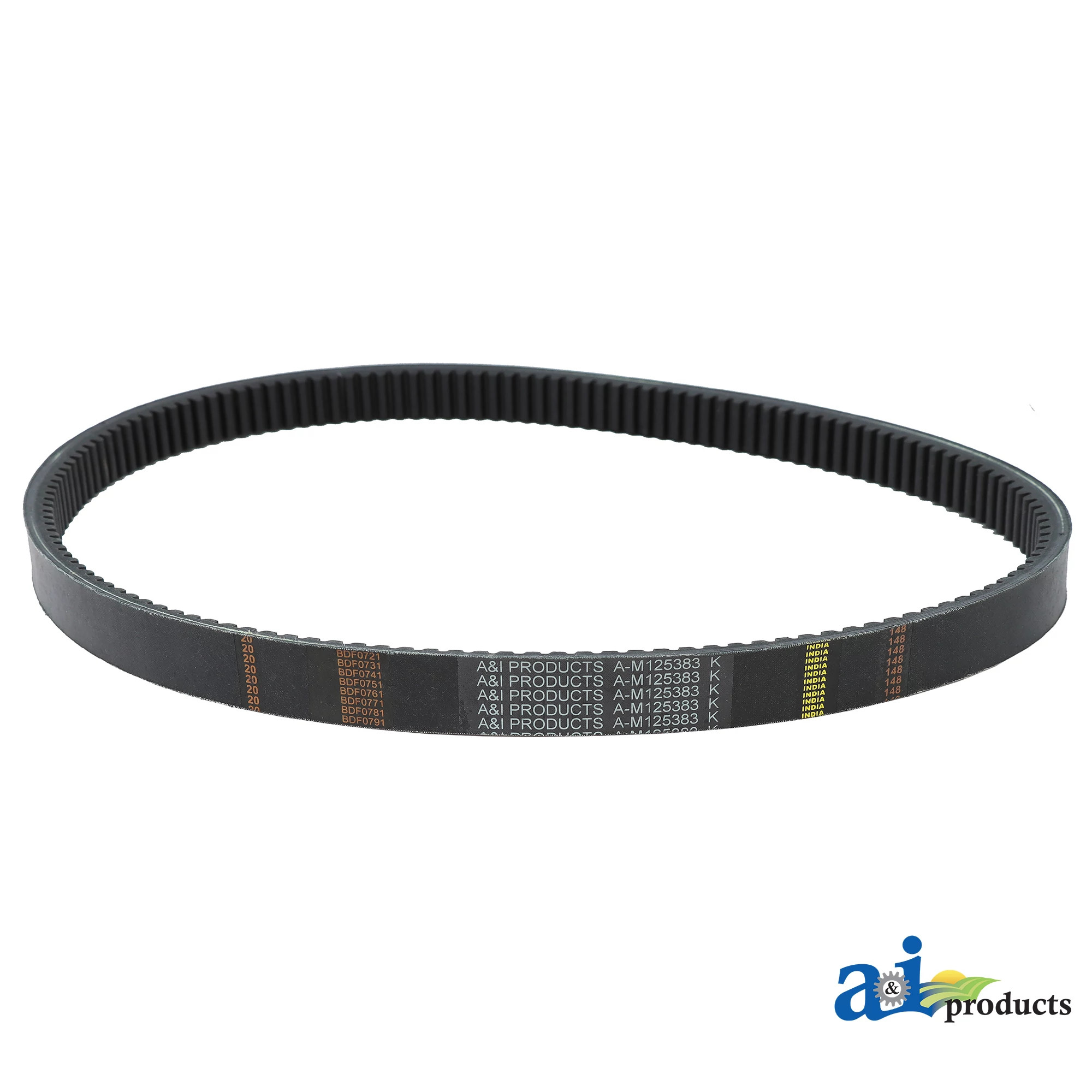 A&I Products Transaxle Driven Clutch V-Belt, Effective Length 1425.5 mm (56.1 inch) - A-M125383
