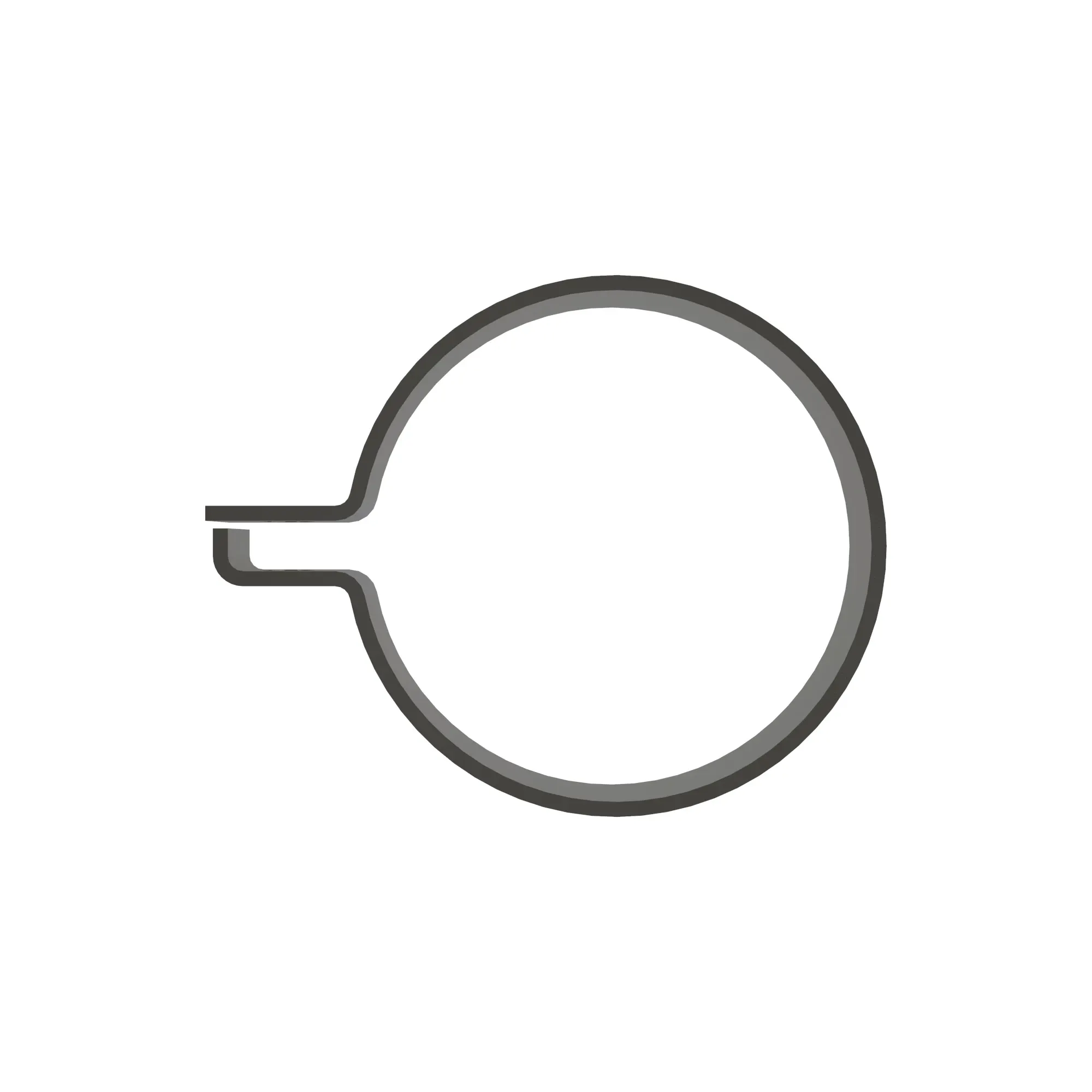 CLAMP, HEAT SHIELD