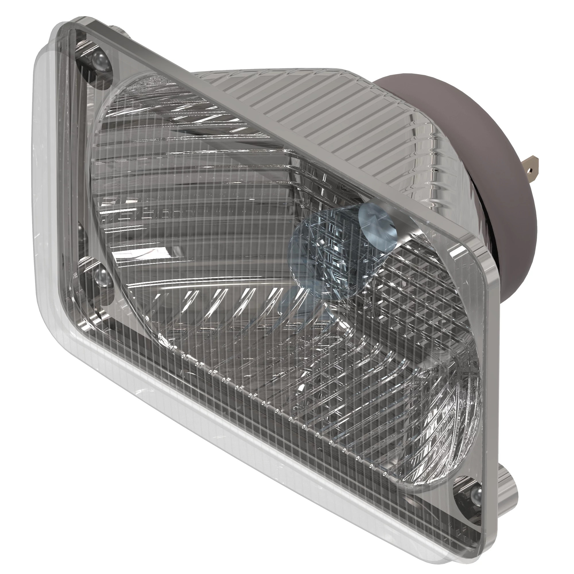 John Deere Right Side Rectangular Headlight, 13.2 Volts - RE56964