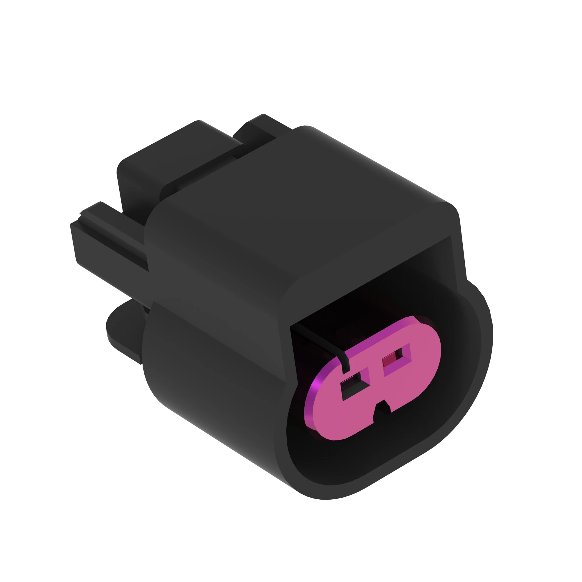 CONN DELPHI GT150 2W F S BLK PLSTC