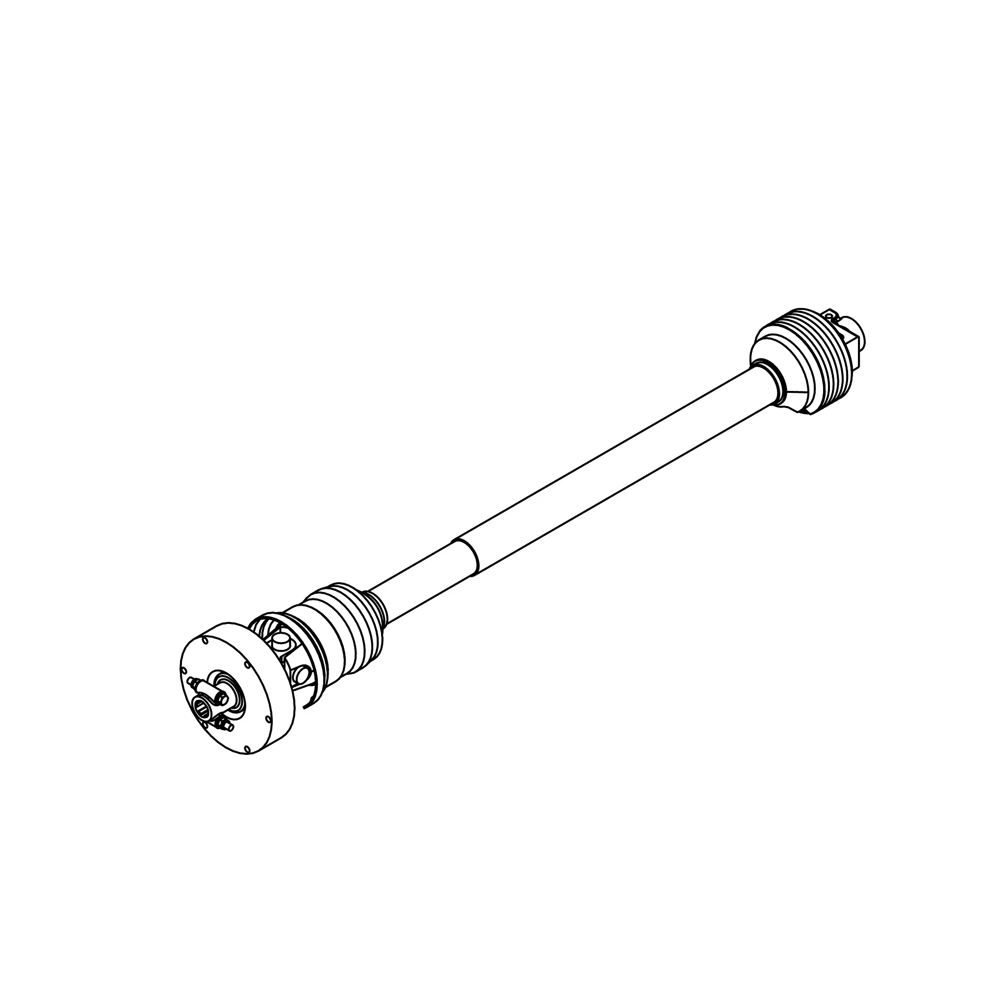 John Deere 540 RPM Rear Universal Driveshaft Attachment - BE32509