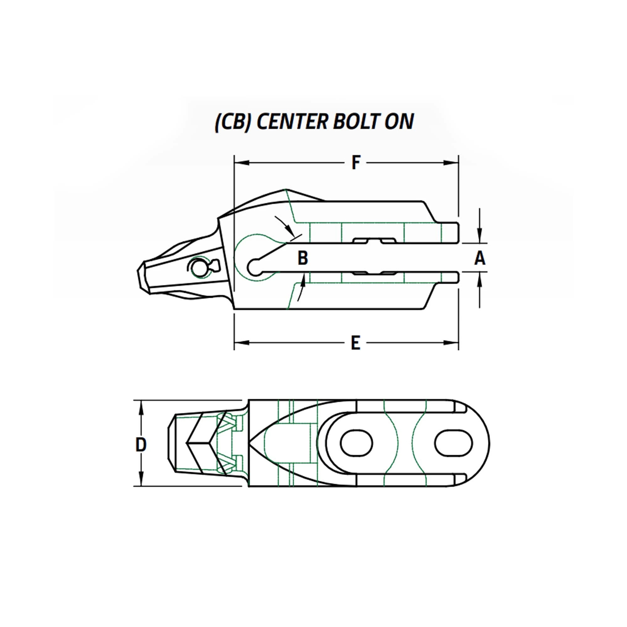 Bolt-on Center Adapter