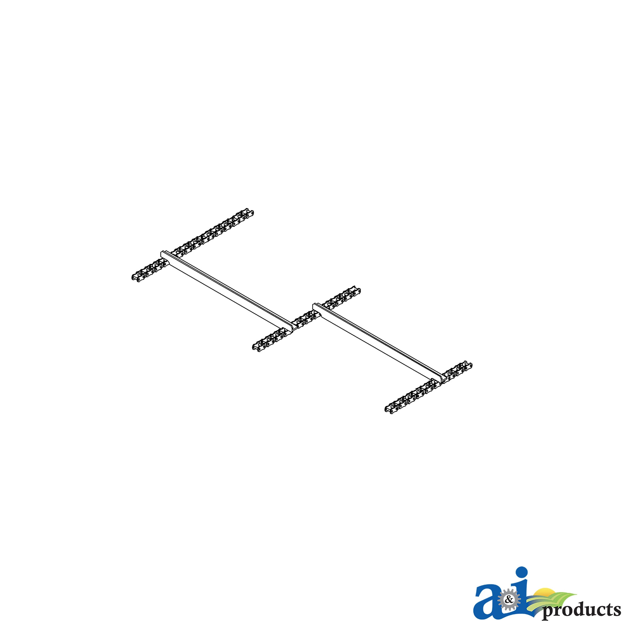 A&I Products Feederhouse Chain Conveyor with 28 Slat - A-AH137604