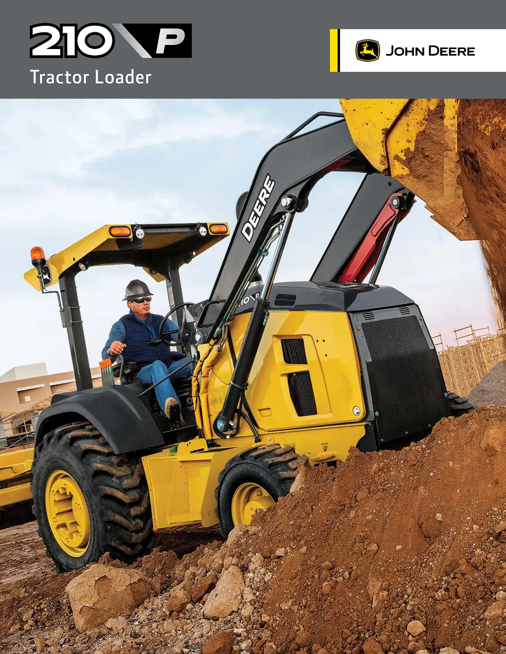 210 P-Tier Tractor Loader Brochure cover