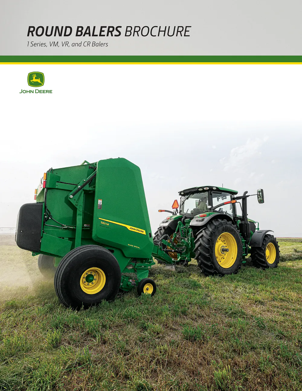 1 Series Round Balers Brochure cover