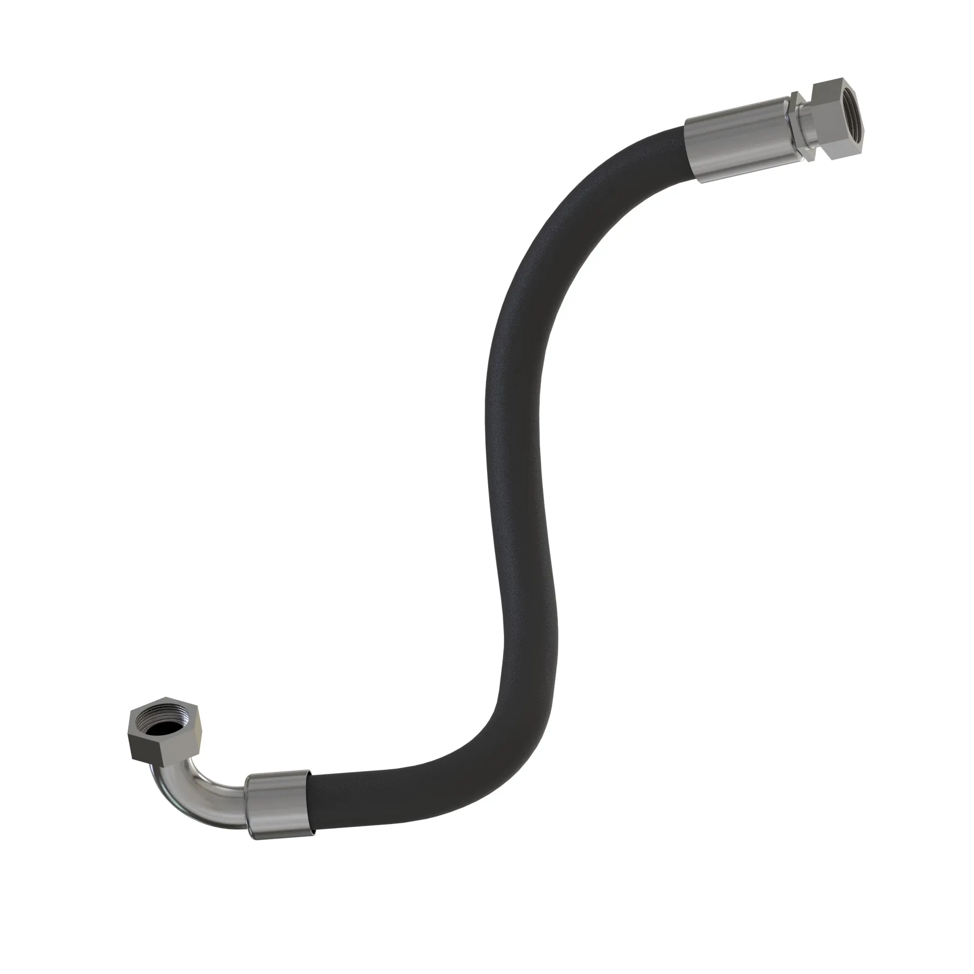 John Deere Rear Pump Hydrostatic Charge Suction Hydraulic Hose - AT526396