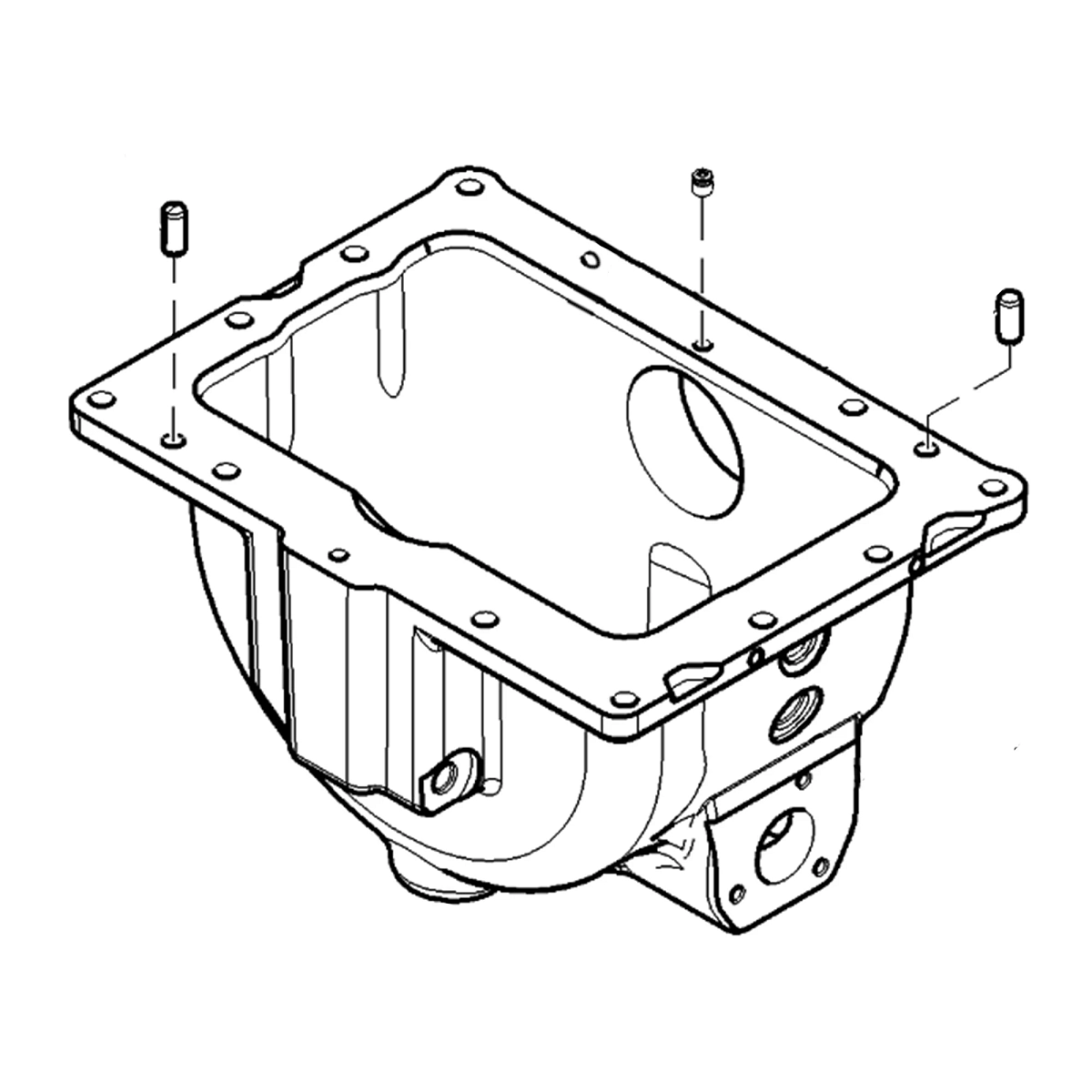 Housing, MFWD Clutch, With Dowel Pi