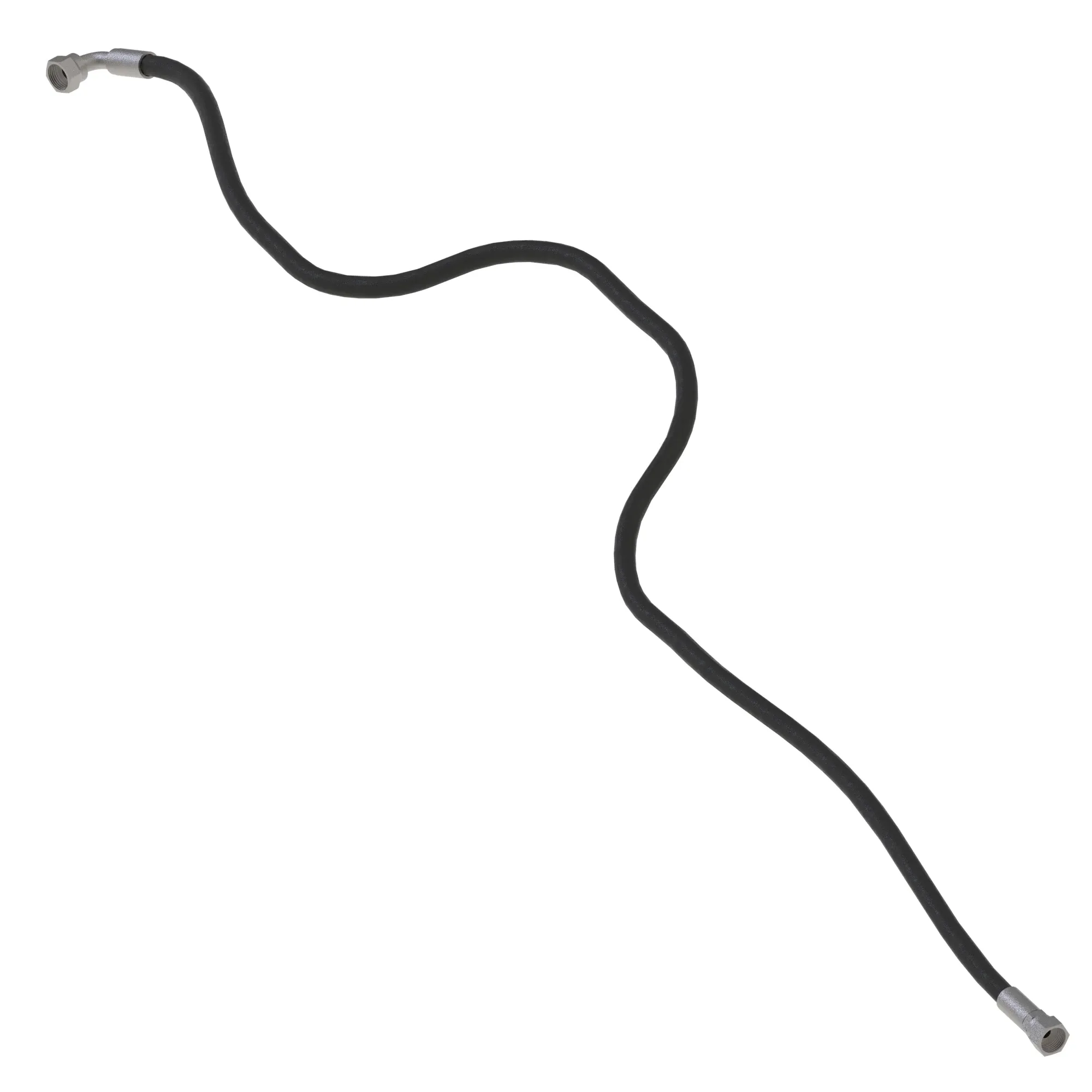 John Deere MFWD Steering Rod End Hydraulic Hose - RE584070