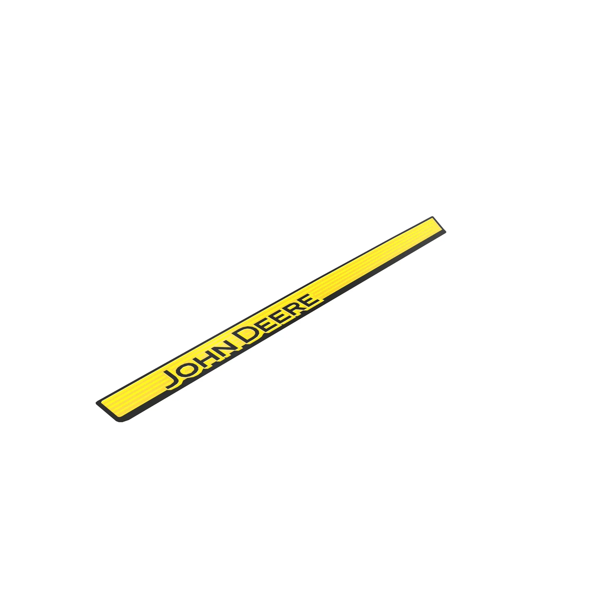 John Deere TS Cargo Box Side Stripe Border with John Deere Logotype Label, Left Side  - UC20453