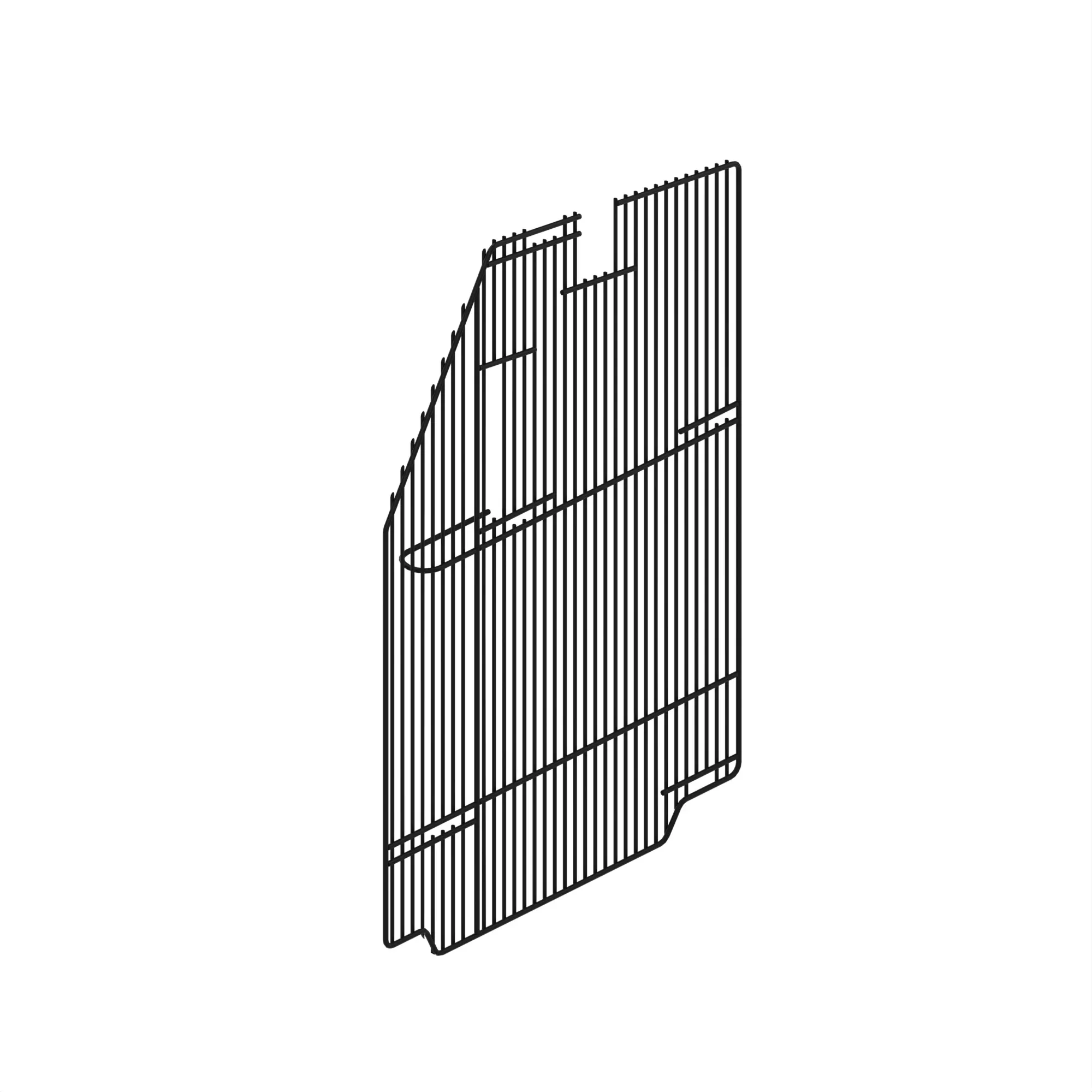 John Deere Engine Fan Guard, Right Side - AT477714