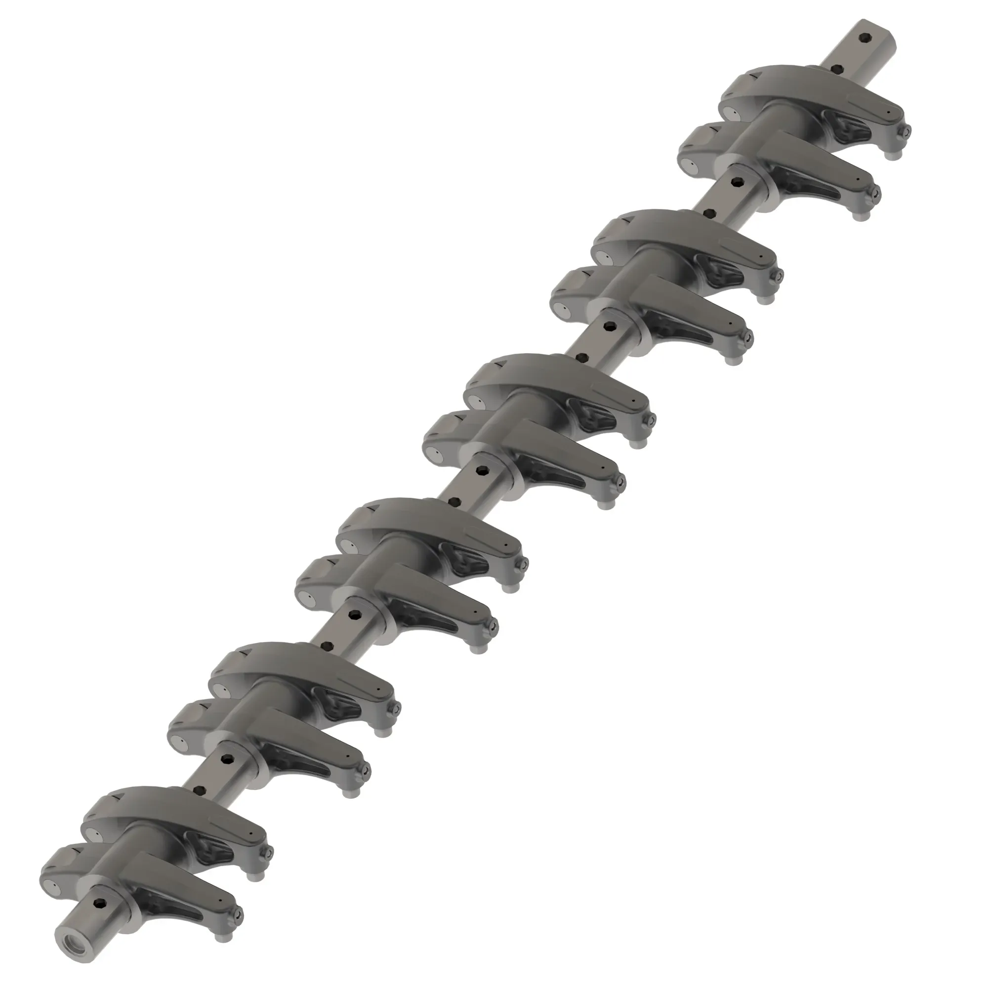 John Deere Engine Rocker Arm Assembly with Shaft - 12929681