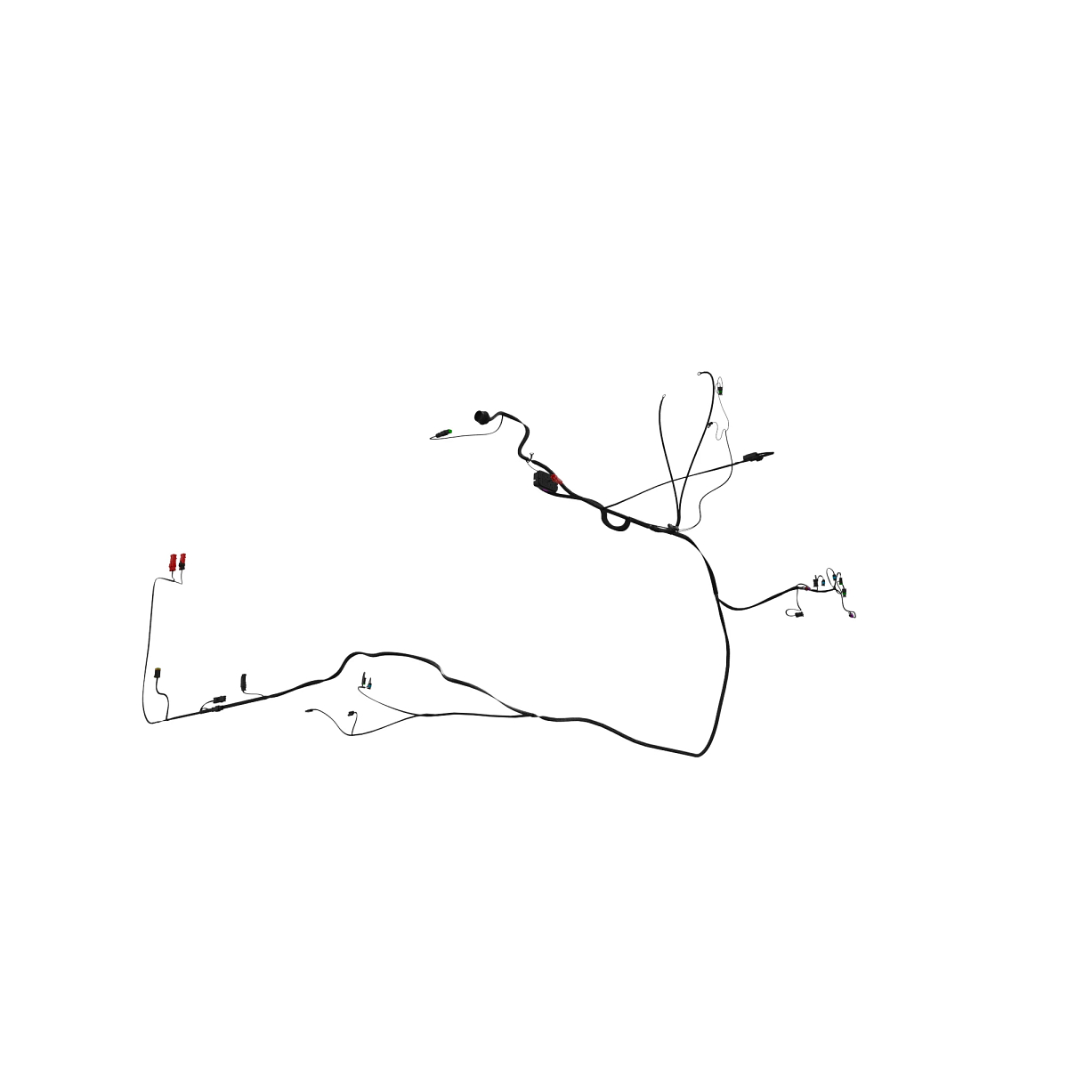 John Deere Engine Frame Baffle Harness - AT408125