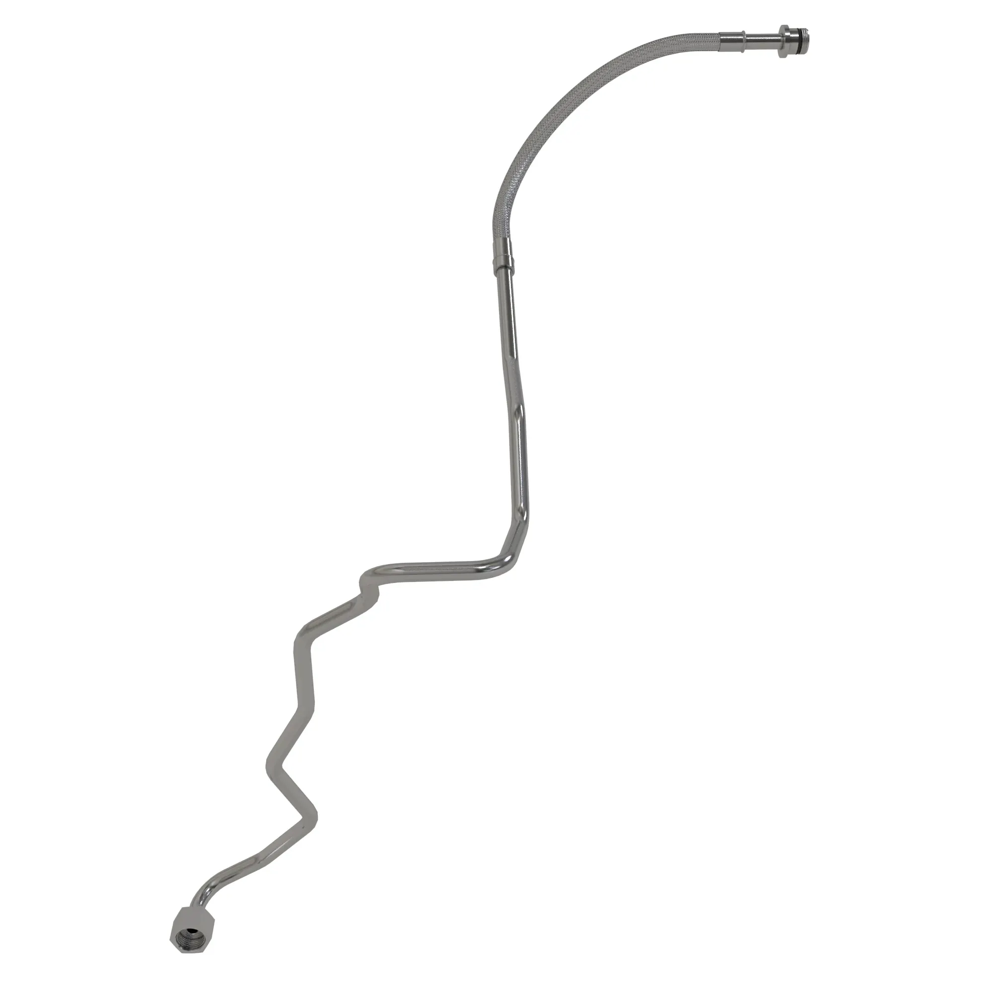 John Deere Low Outboard Actuator Coolant Supply Line - RE572408